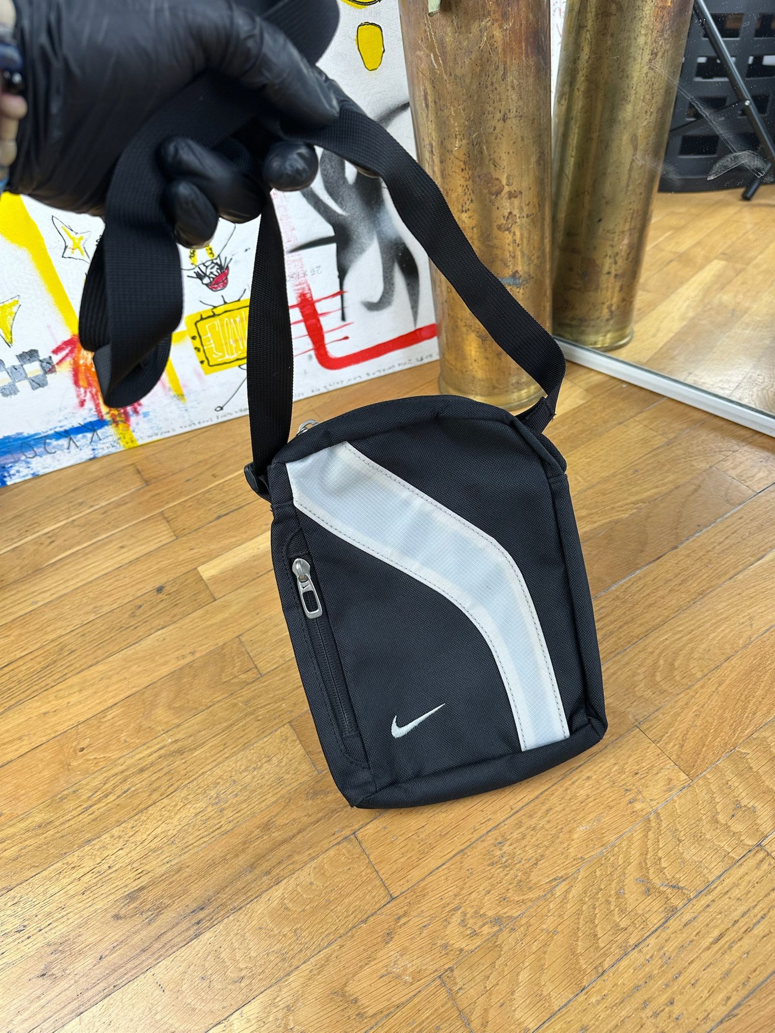 Nike Vintage Nike Crossbody Messenger Bag Size ONE SIZE - 13 Thumbnail