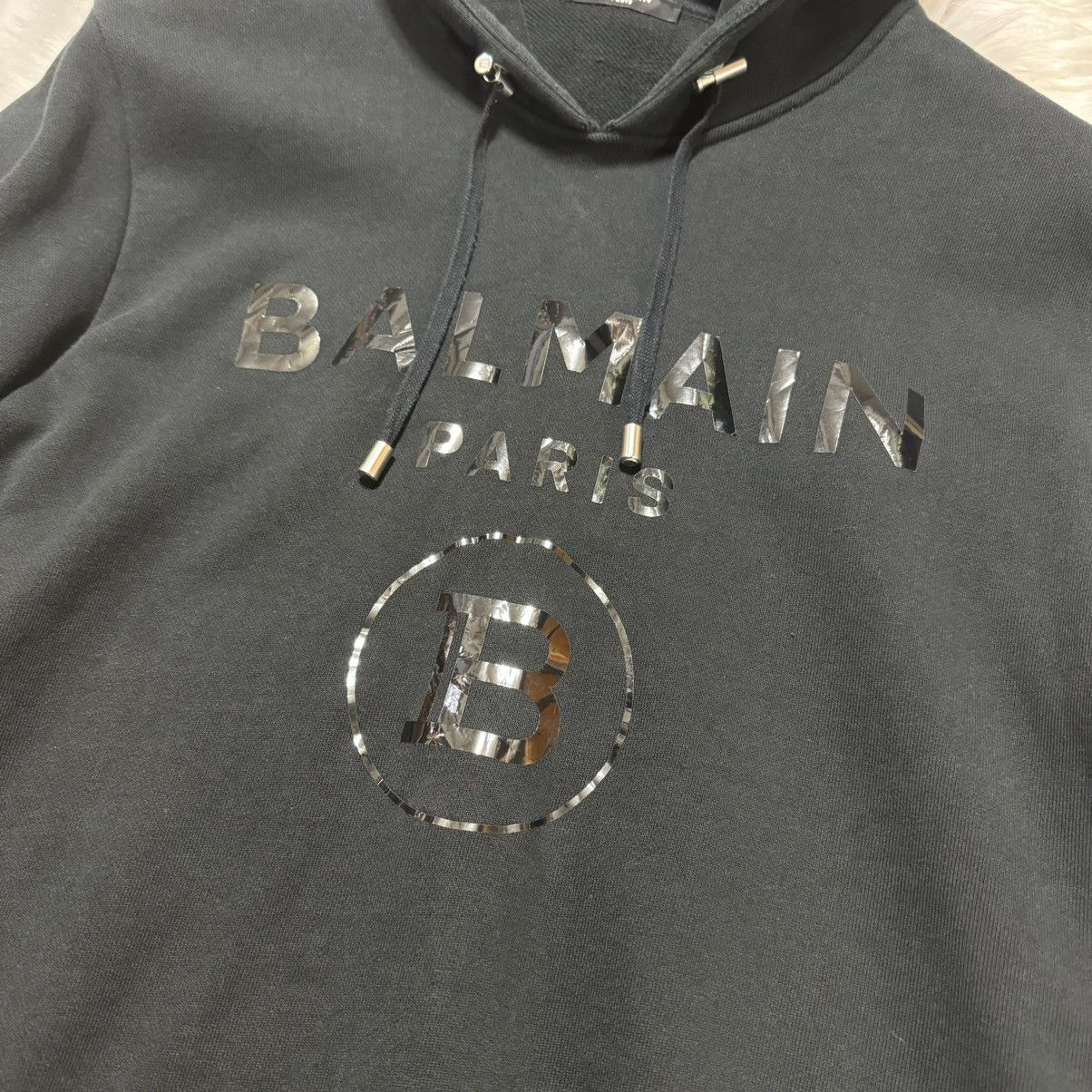 Balmain Balmain Homme New B Logo Side Zip Hoodie Pullover XS Black Size US XS / EU 42 / 0 - 7 Thumbnail