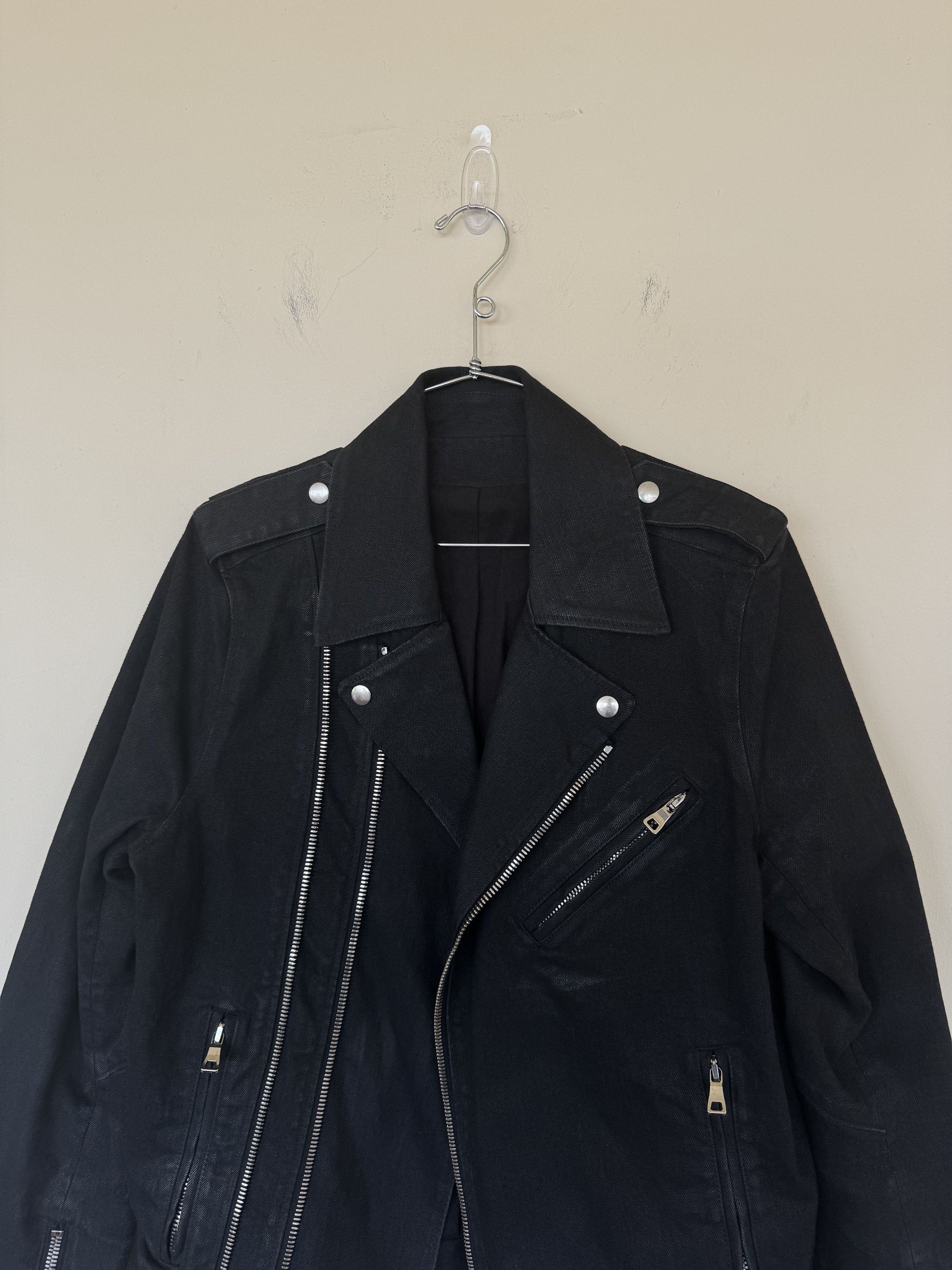 Balmain Balmain Denim Perfecto Jacket Size US XL / EU 56 / 4 - 3 Thumbnail