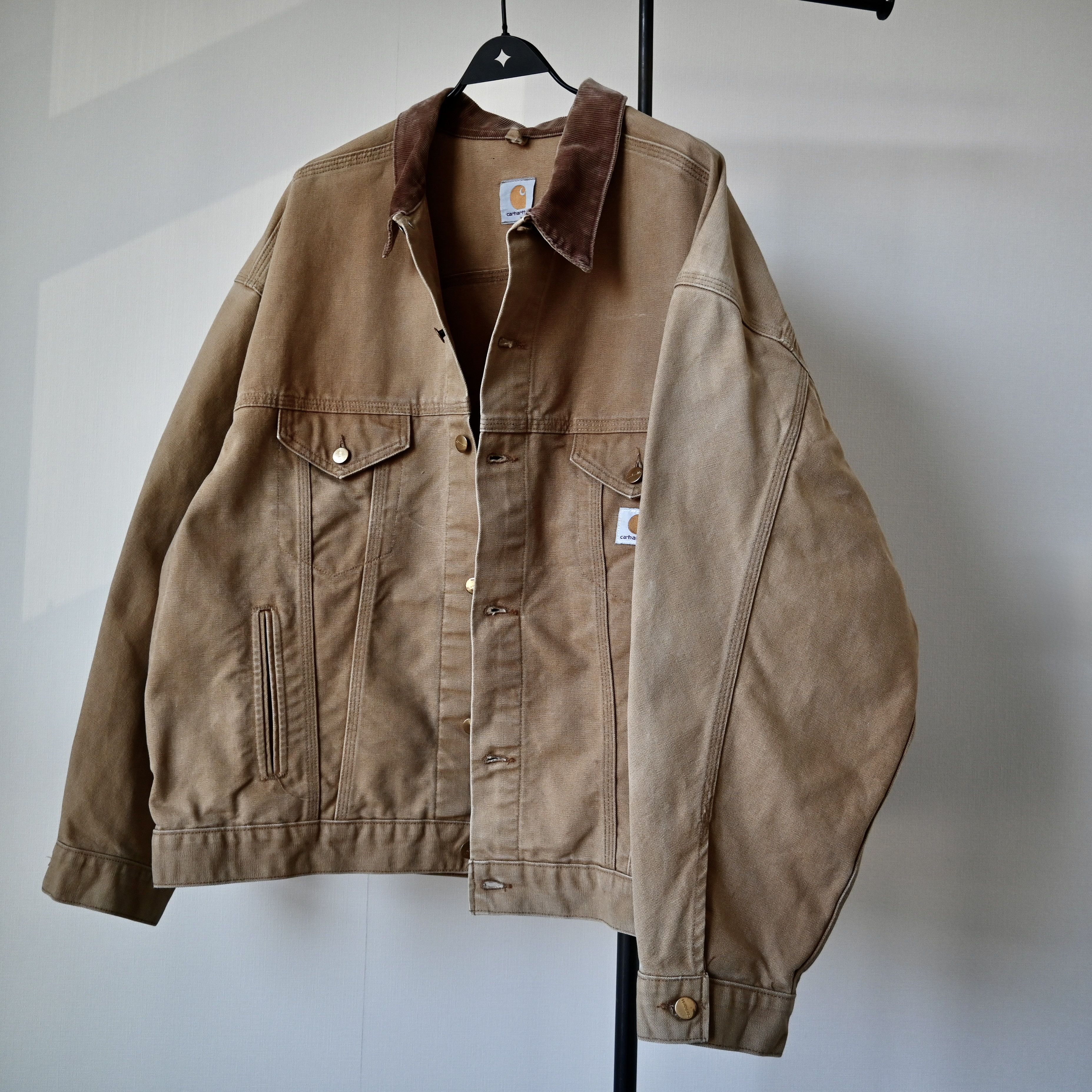 Carhartt VTG 1990s Carhartt Trucker Jacket, brown duck, made in USA Size US XXL / EU 58 / 5 - 21 Thumbnail