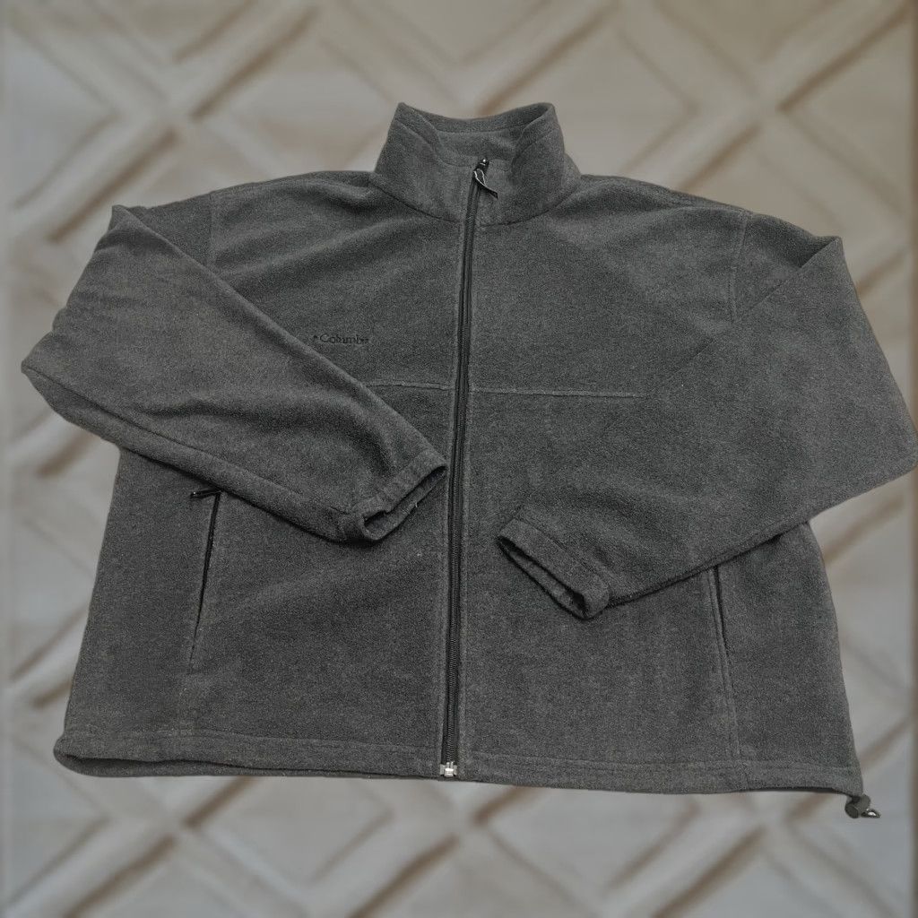 Vintage Columbia Steens Mountain Jacket Mens XL Gray Fleece Full Zip Pocket Outdoor Hike Size US XL / EU 56 / 4 - 1 Thumbnail