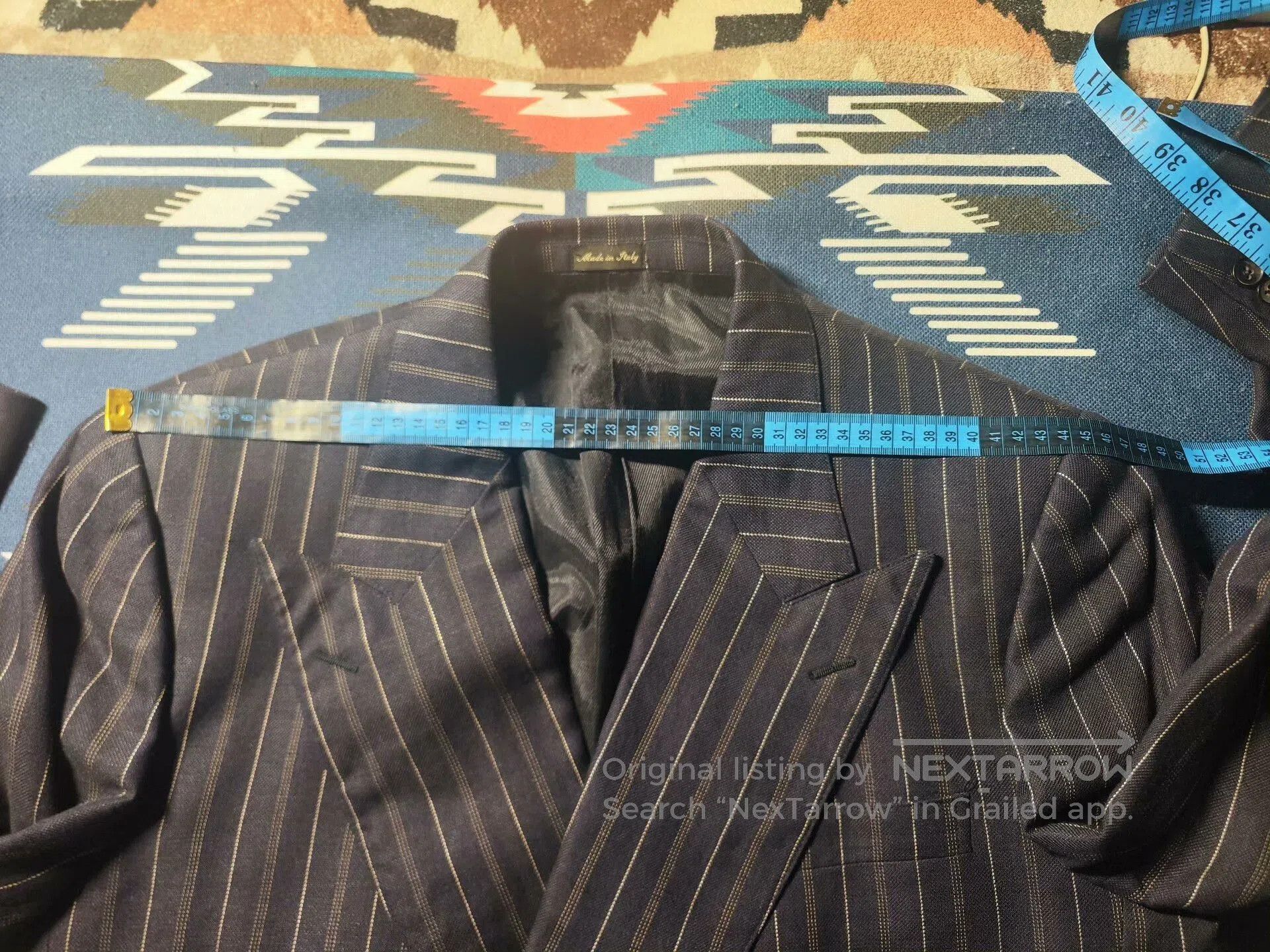 RRL Ralph Lauren RRL Double-Breasted Wool-Linen Blazer. Size US L / EU 52-54 / 3 - 7 Thumbnail
