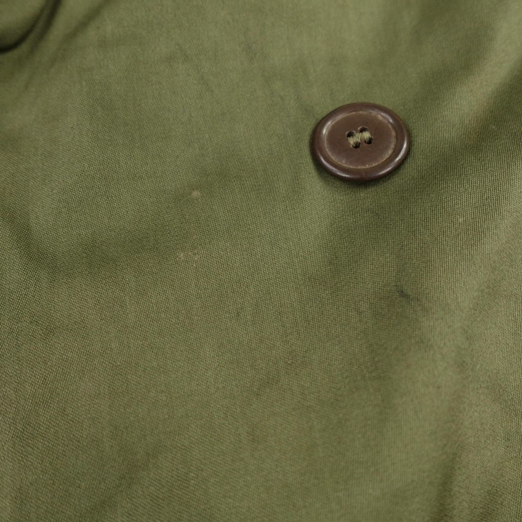 Vintage VINTAGE US Army Overcoat Small Long OG 107 Wool Liner Trench Coat Korean War 50s Size US S / EU 44-46 / 1 - 4 Thumbnail