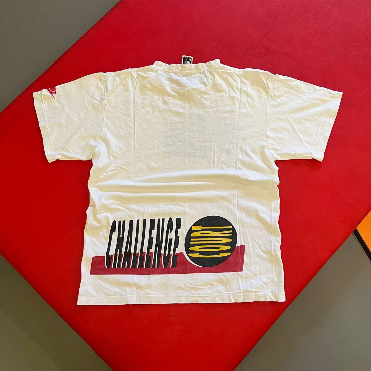 Vintage Nike Challenge Court Andre Agassi vintage t shirt size XL Size US XL / EU 56 / 4 - 2 Thumbnail
