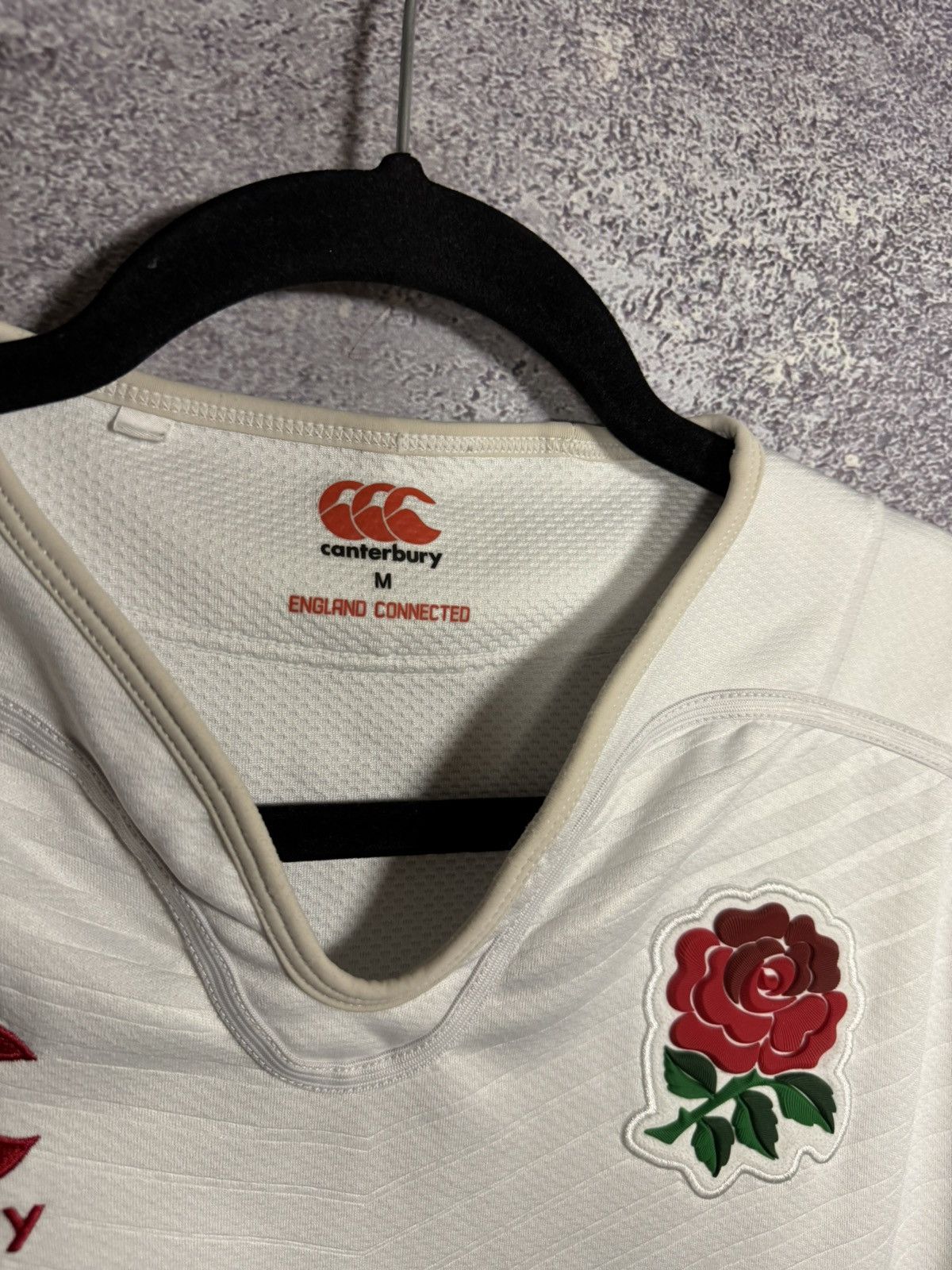 Canterbury of New Zealand × Vintage Vintage England Rugby Canterbury Jersey M size Size US M / EU 48-50 / 2 - 10 Thumbnail