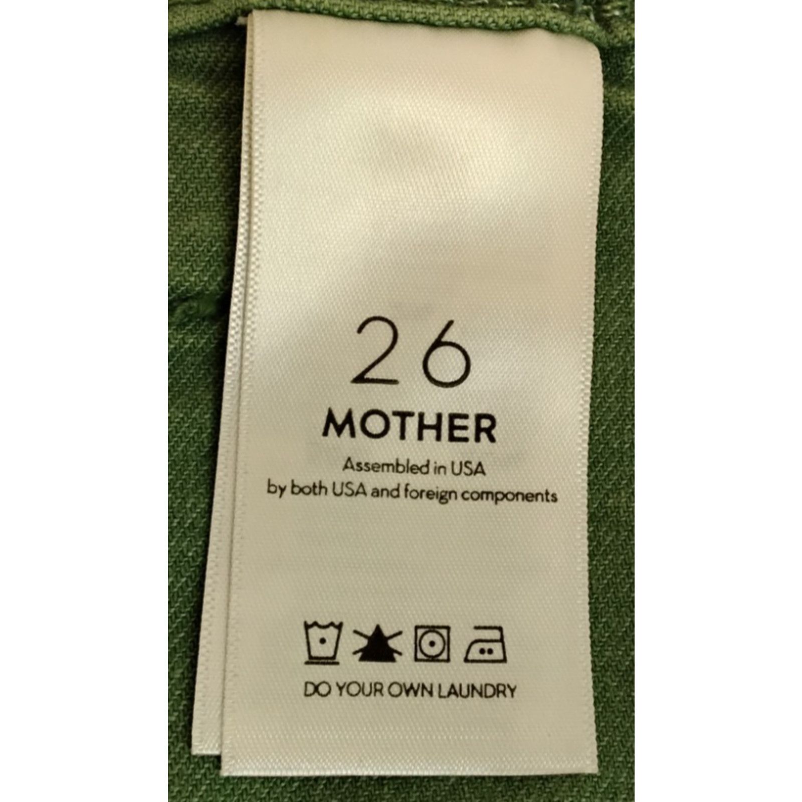 MOTHER Mother The Wrapper Patch Springy Ankle Jeans Size 26 Green Size 26" / US 2 / IT 38 - 9 Thumbnail