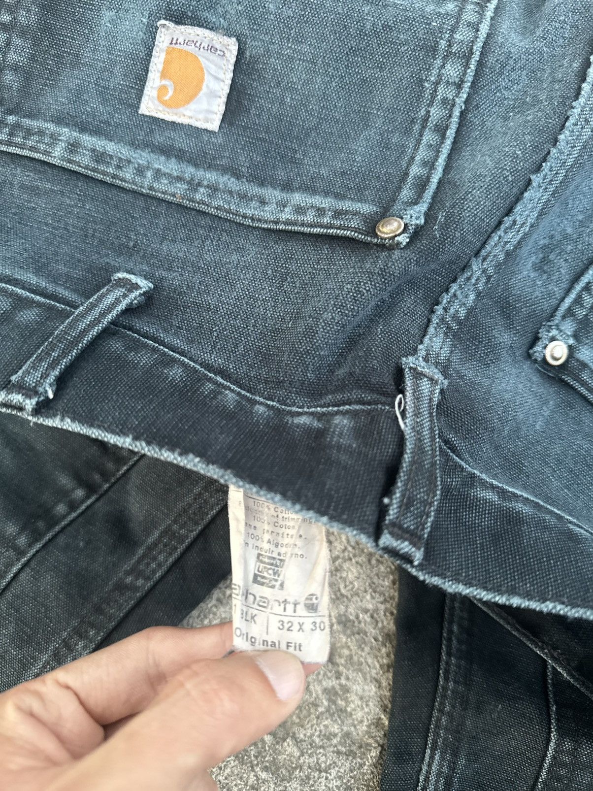 Carhartt (32x30) Grail Crazy Vintage Distressed Carhartt Double Knee Size US 32 / EU 48 - 5 Thumbnail
