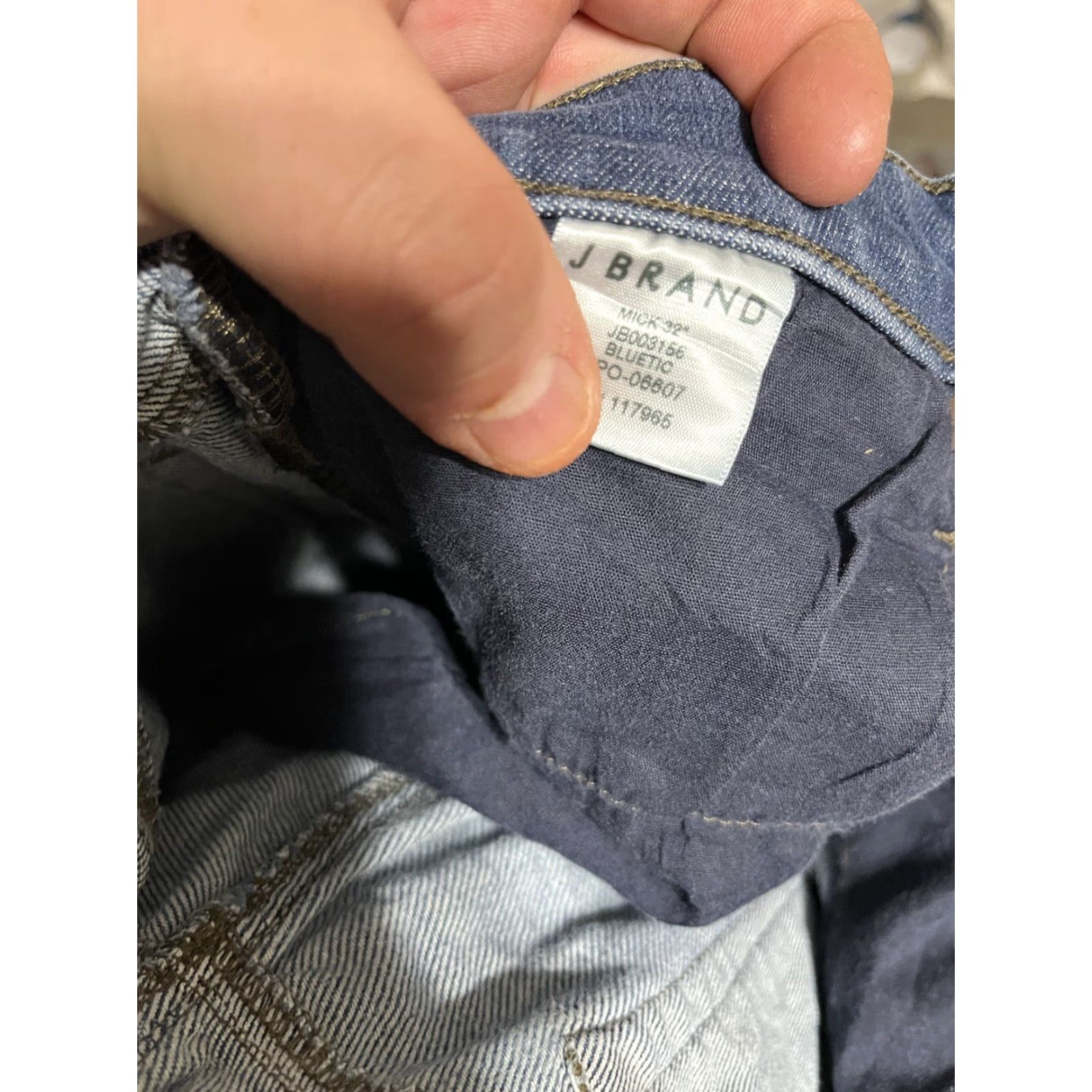 J Brand J Brand Jeans Men 32 Inseam Blue Skinny Fit 32" Mick Ankle Size US 32 / EU 48 - 7 Thumbnail