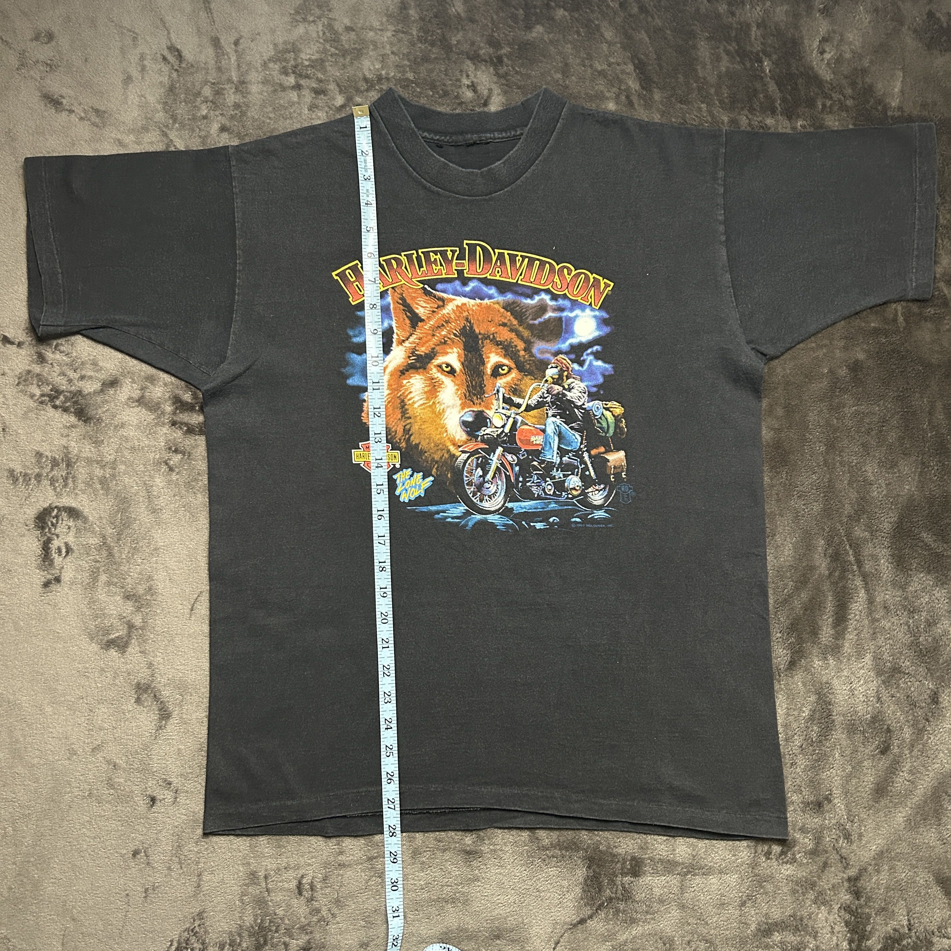 Harley Davidson Harley Davidson The Lone Wolf 1989 T-shirt Size US L / EU 52-54 / 3 - 7 Thumbnail
