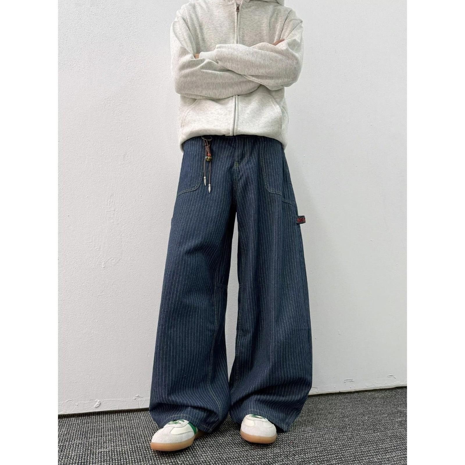 Japanese Brand Blue Wide Leg Denim Jeans Size US 30 / EU 46 - 4 Thumbnail