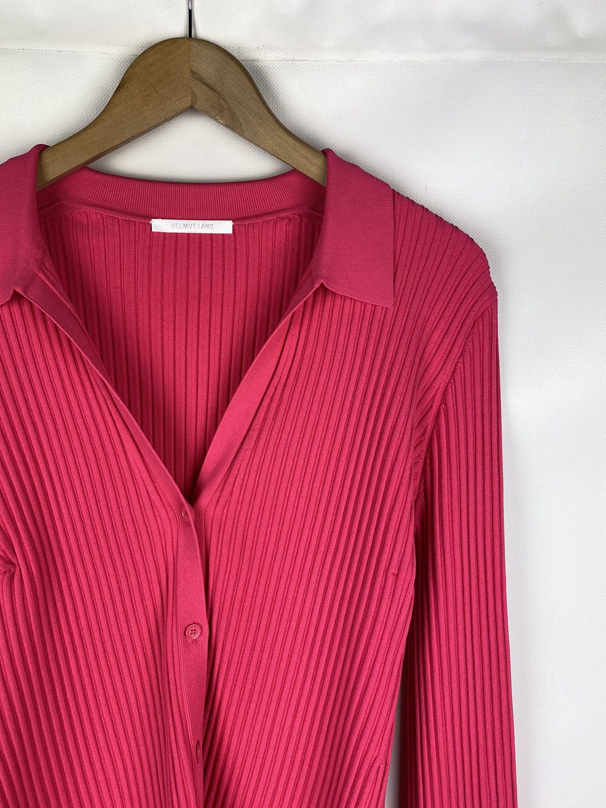 Helmut Lang Helmut Lang ladies pleated cardigan sweater size L Size L / US 10 / IT 46 - 5 Thumbnail