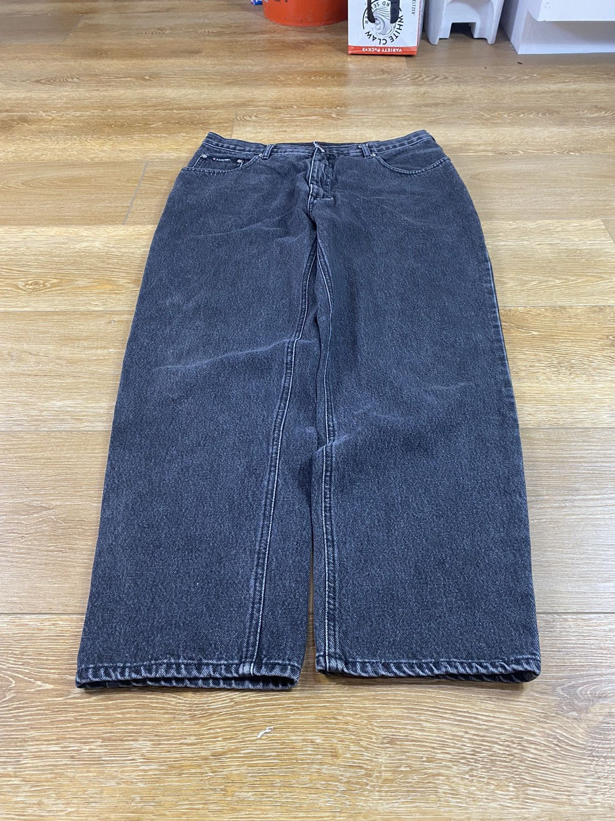 B.U.M Equipment Vintage BUM Equipment Baggy Fit Faded Black Jeans Size US 34 / EU 50 - 2 Thumbnail