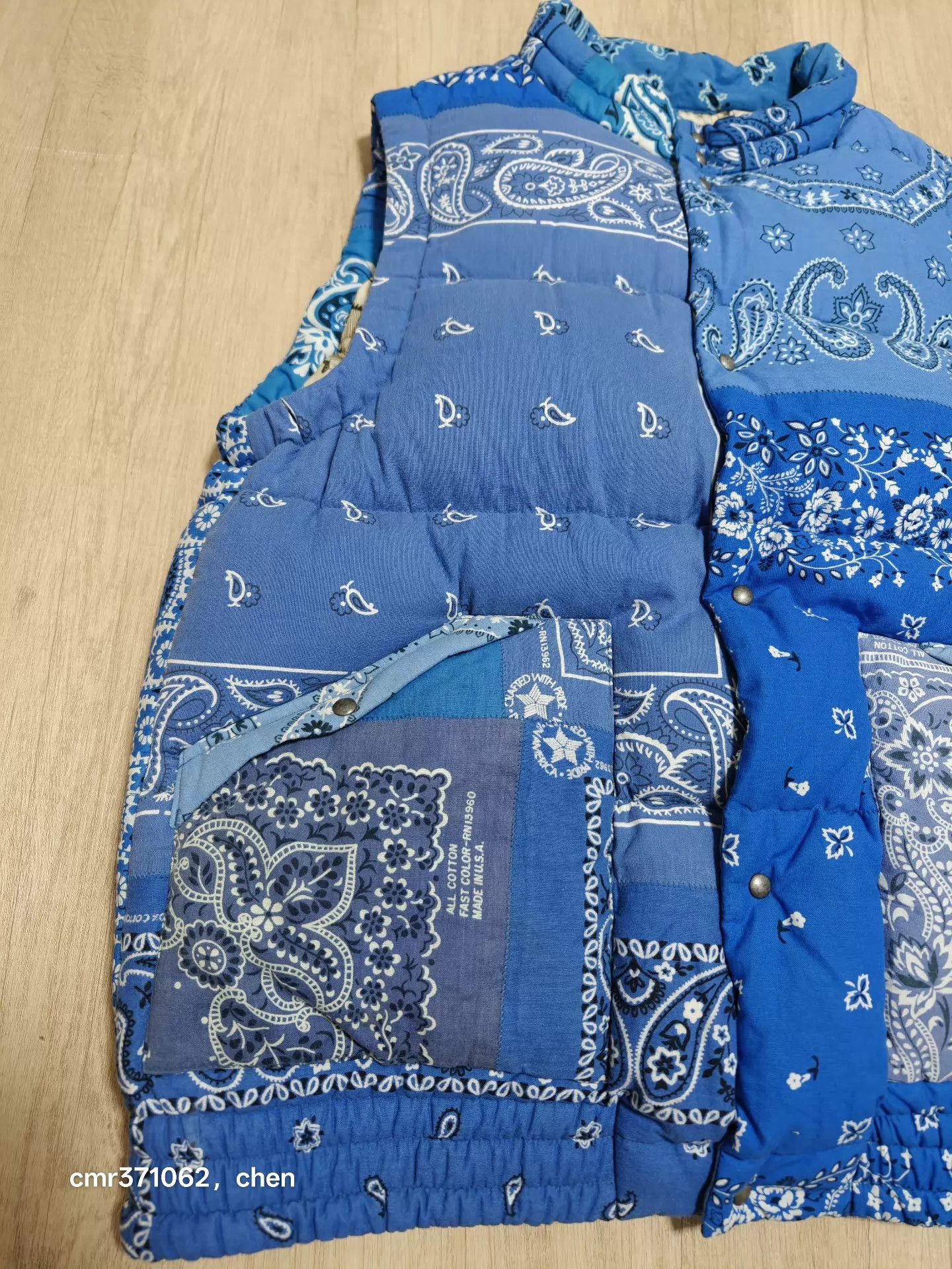 Visvim VISVIM 22 ICT INSULATOR DOWN VEST Blue 4 Near New Size US XL / EU 56 / 4 - 2 Thumbnail