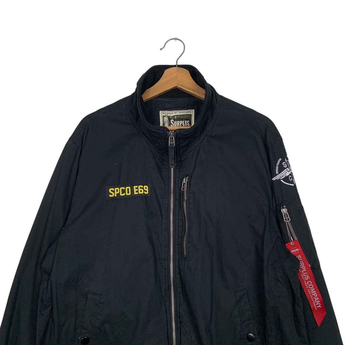 Japanese Brand Surplus Military Bomber Jacket Size US XL / EU 56 / 4 - 2 Thumbnail