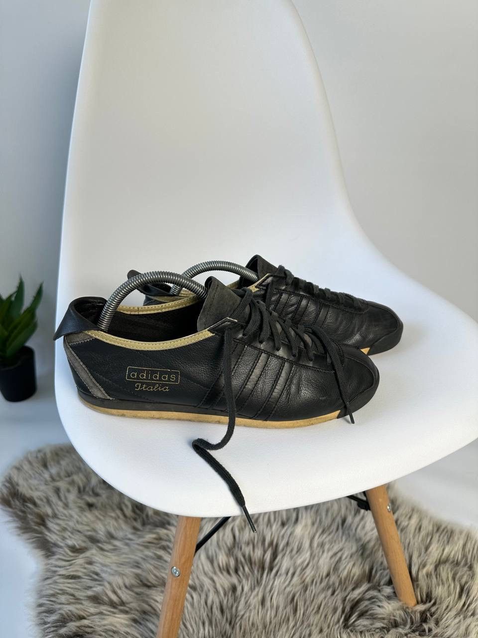 Adidas × Vintage 🔥00’s ADIDAS ITALIA LEATHER SHOES Size US 8.5 / EU 41-42 - 3 Thumbnail