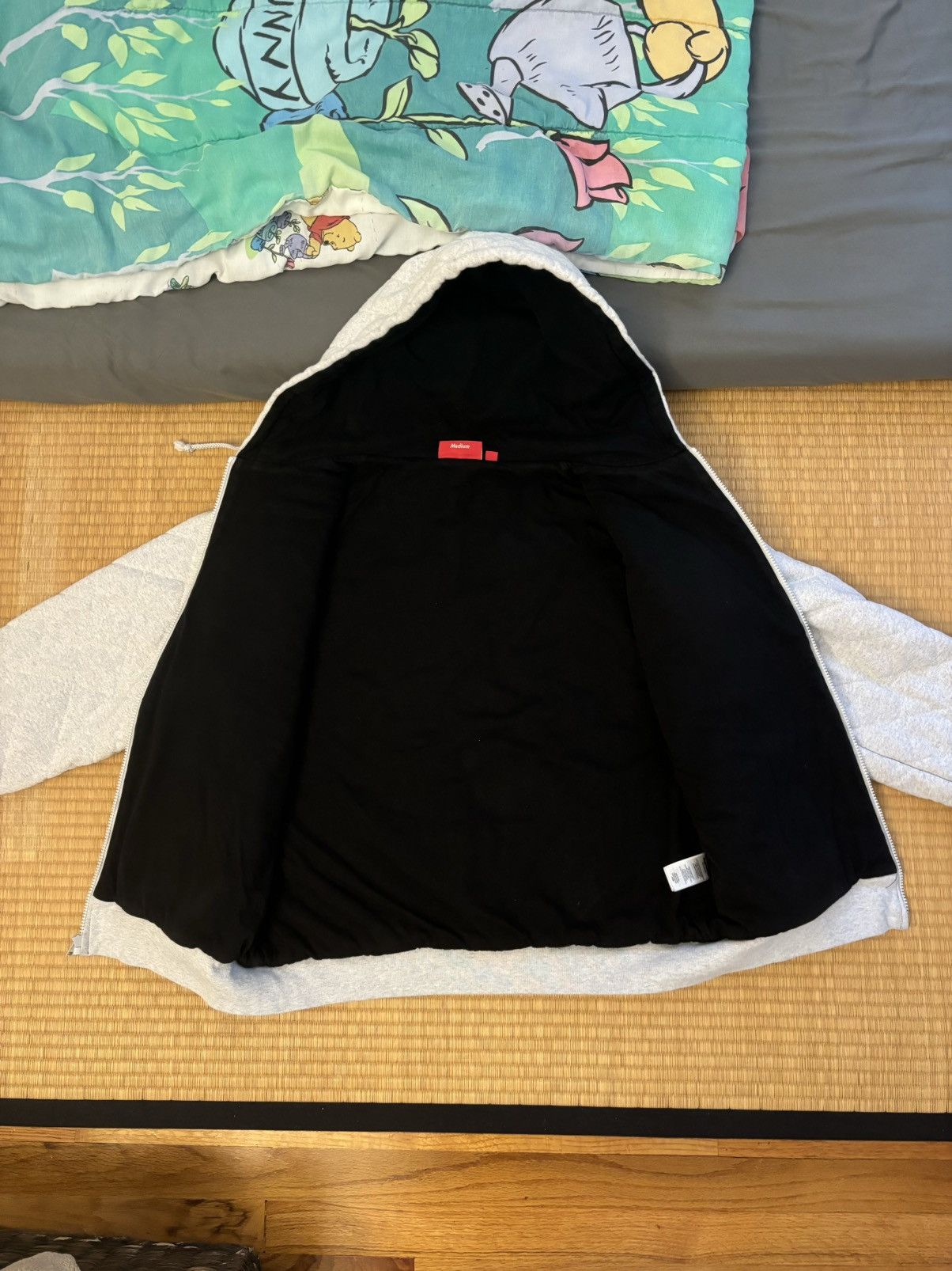 Supreme Supreme Quilted Zip Up Hoodie Sweatshirt Size US M / EU 48-50 / 2 - 4 Thumbnail