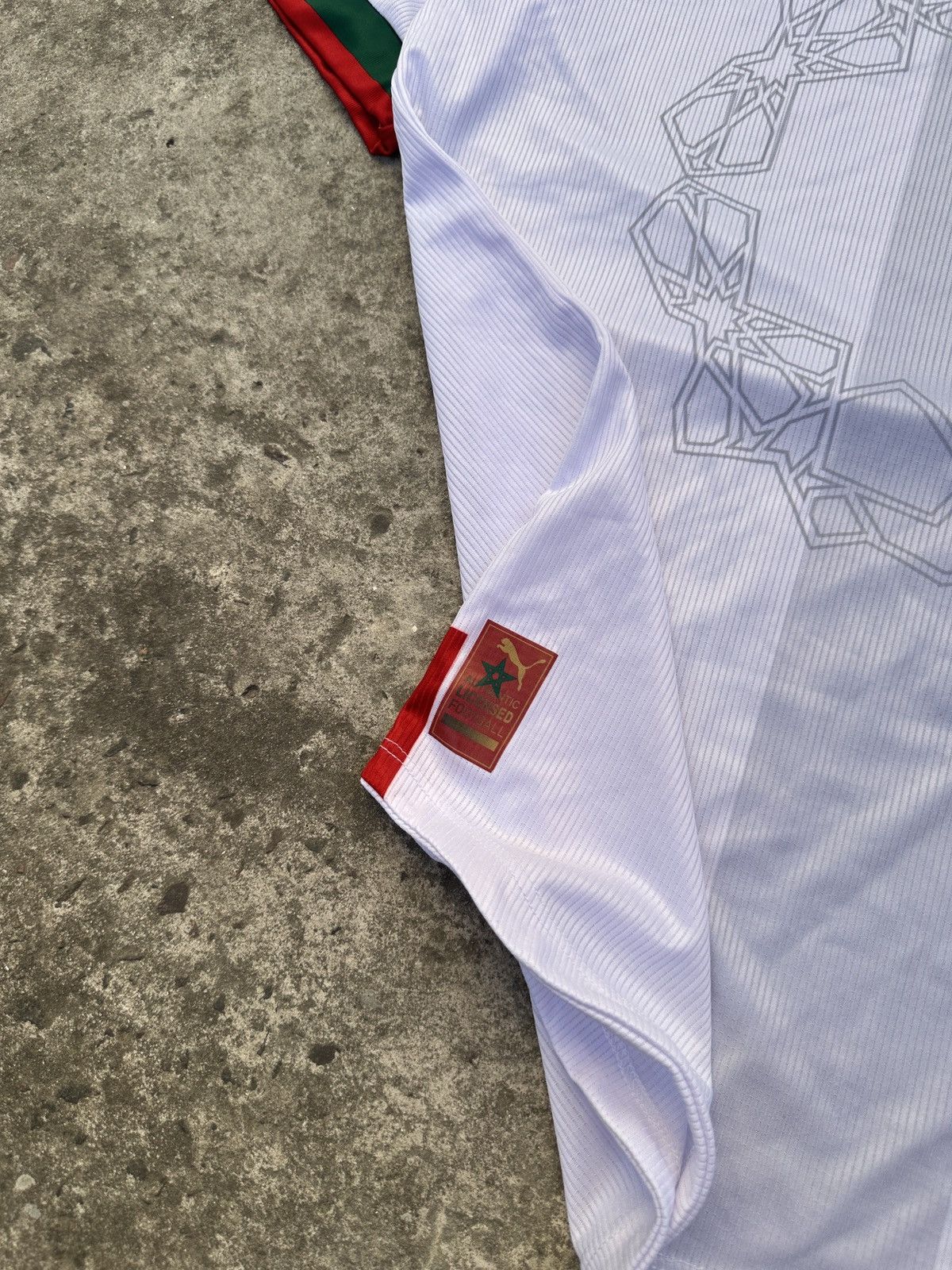 Puma Vintage Puma Morocco Soccer Jersey Blokecore Rare Style VTg Size US XXL / EU 58 / 5 - 3 Thumbnail