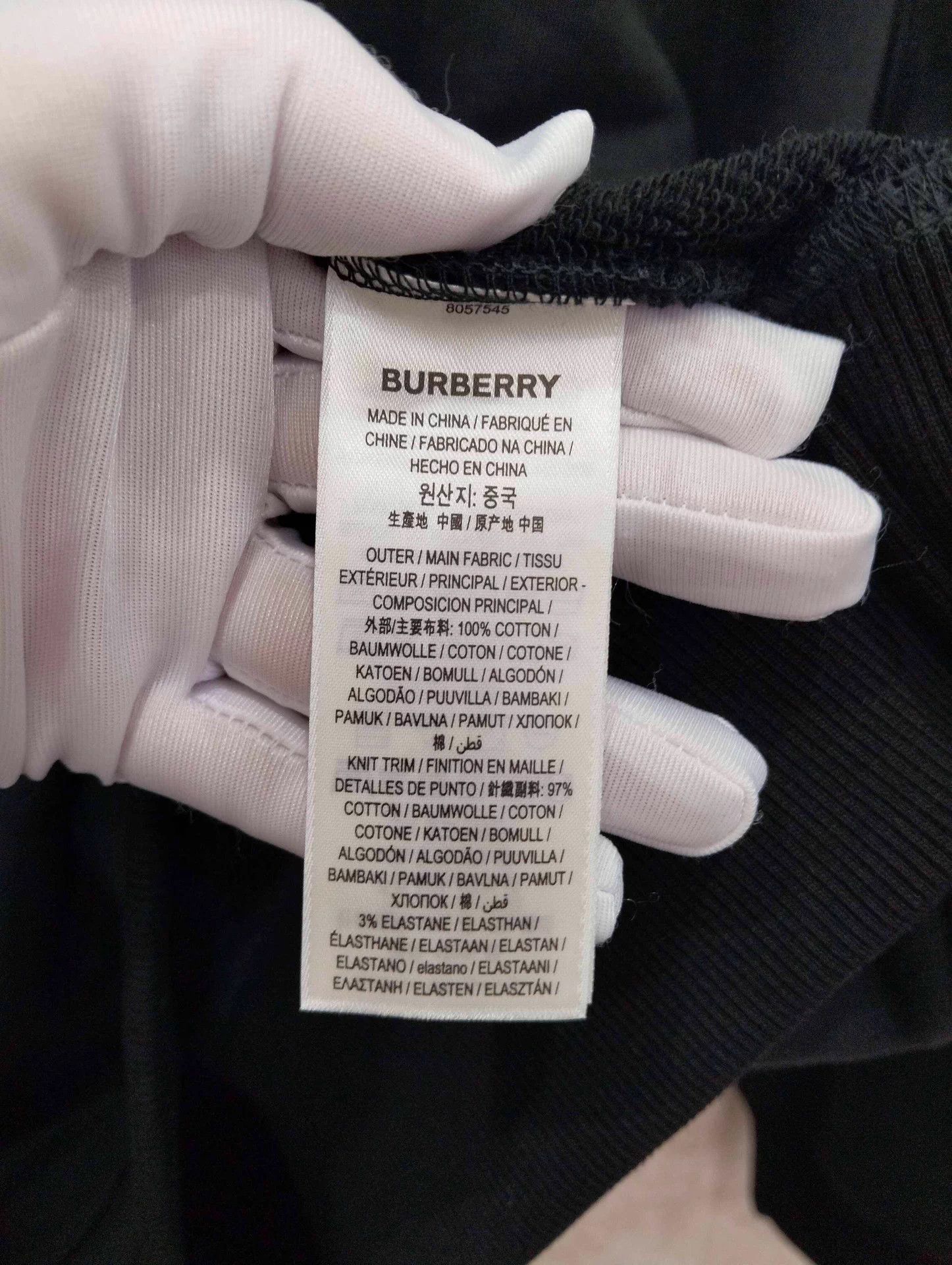 Burberry Burberry TB Monogram Crewneck Men's Black XXL Size US XXL / EU 58 / 5 - 7 Thumbnail