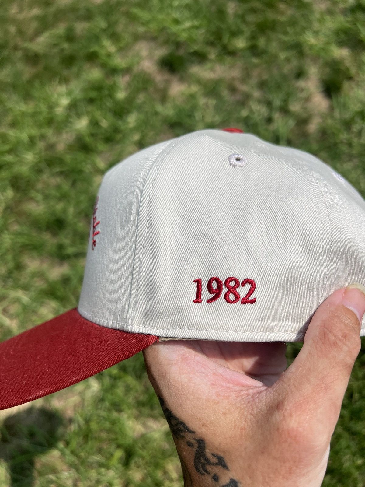 Siegelman Stable Sand Red Hambletonian Snapback Hat in Beige, Men's — image 6 of 6