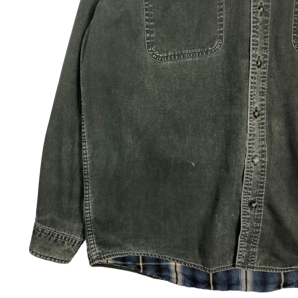 Japanese Brand 🔥Vintage Chore Jacket L.L.Bean Tartan Checked Lining Size US M / EU 48-50 / 2 - 4 Thumbnail