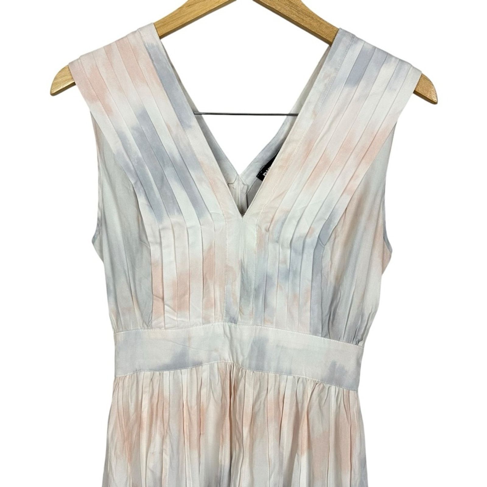 DKNY NWT DKNY Tie Dye Sleeveless Pleated A-line Skater Dress XS Size XS / US 0-2 / IT 36-38 - 7 Thumbnail