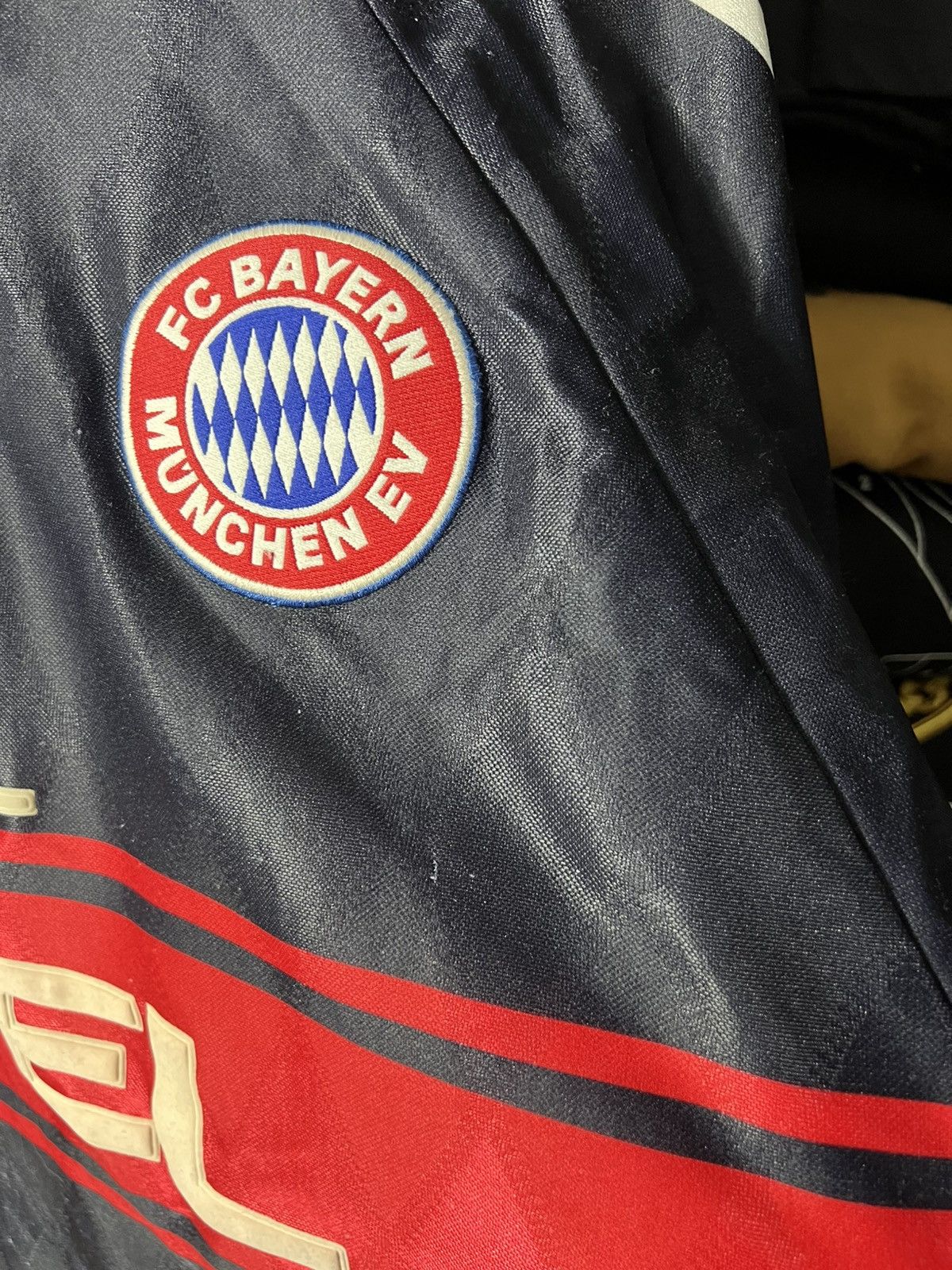 Adidas ⚽️🔥 Bayern Munich Shirt 97/98 Adidas Vintage Jersey Scholl #7 Size US L / EU 52-54 / 3 - 15 Thumbnail
