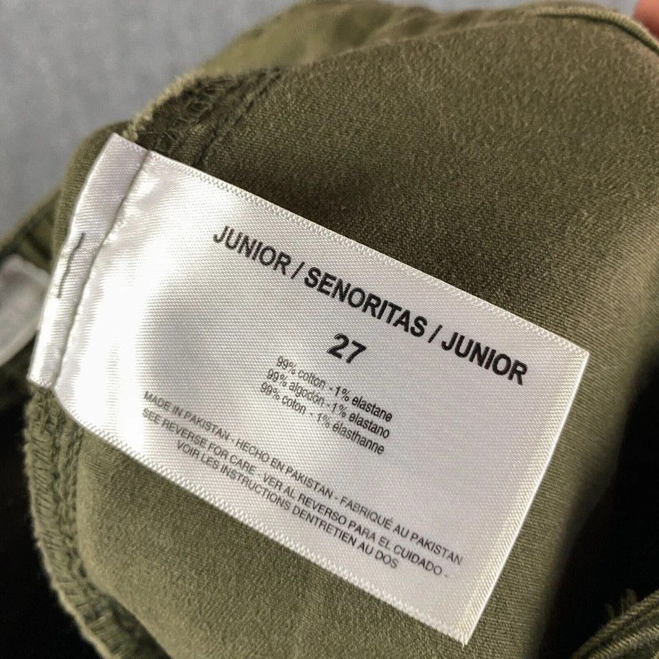 William Rast William Rast Jeans Juniors 27 Green Stretch Cotton Mid Rise Size 30" / US 8 / IT 44 - 8 Thumbnail