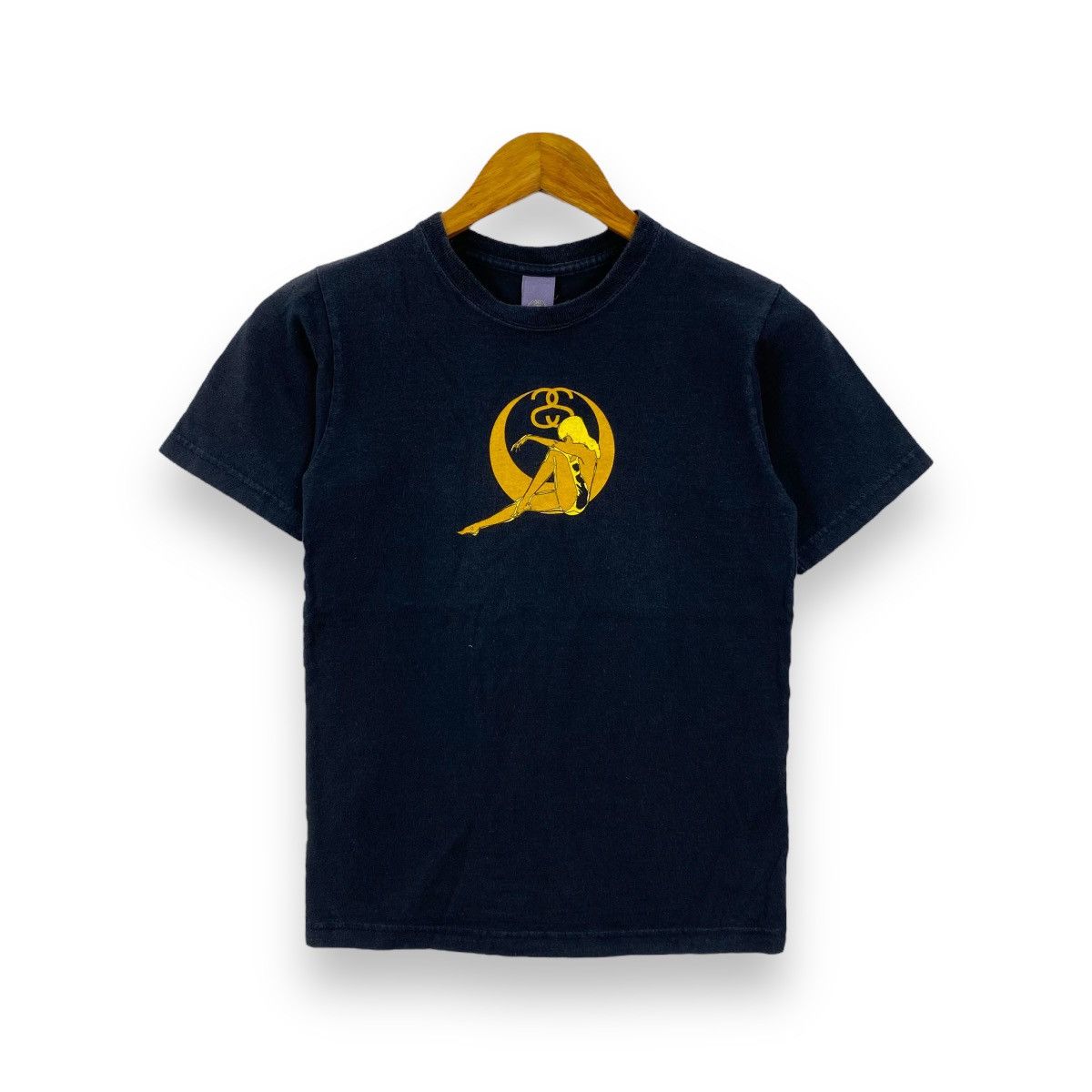 Stussy Vintage 90's STUSSY Cartoon Anime Women Tops Tee Shirt Size S / US 4 / IT 40 - 1 Thumbnail