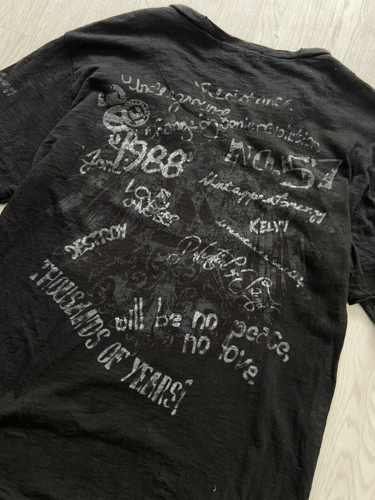 In The Attic Vintage In The Attic Poem Punk Hybrid Double Sleeve Shirt Size US L / EU 52-54 / 3 - 7 Thumbnail