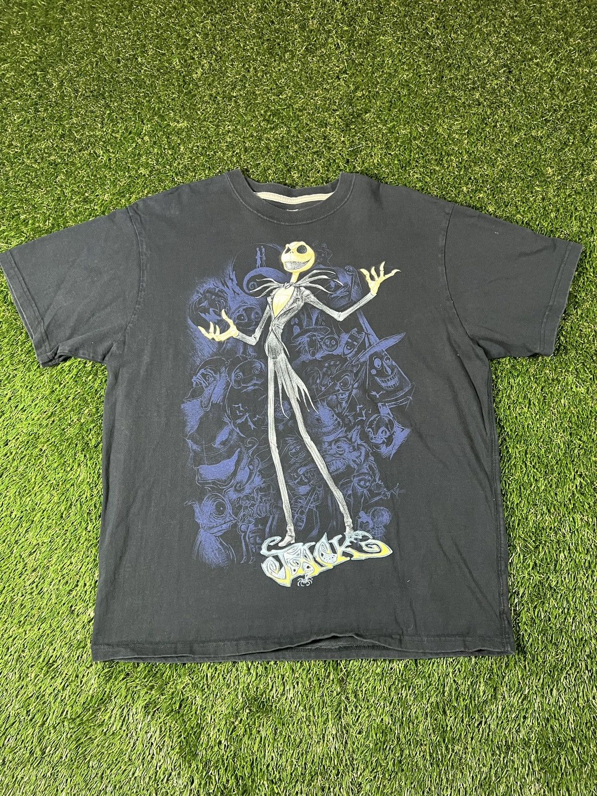 Disney × Vintage Vintage Y2K Grunge Styled Jack Skellington Disney Tee Size US XL / EU 56 / 4 - 1 Thumbnail