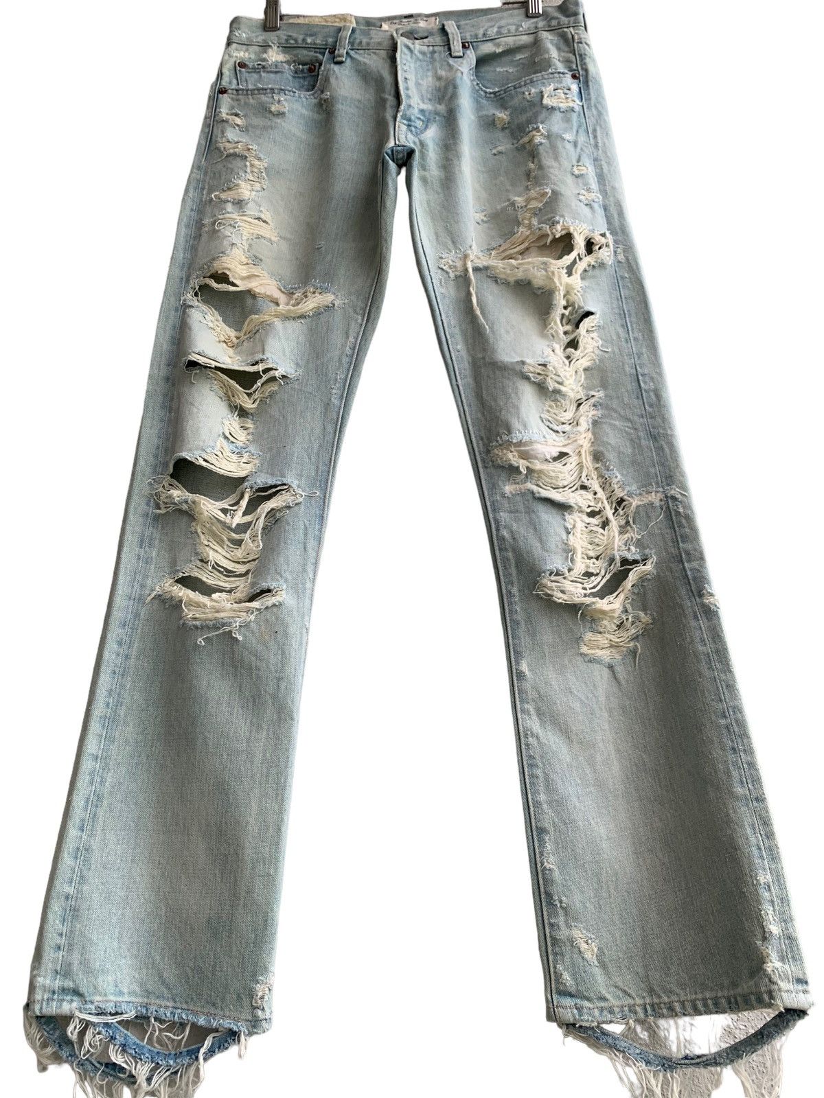 Hope 🔥⚡️Vintage Japanese Brand Distressed RNA Jeans Size US 31 - 3 Thumbnail