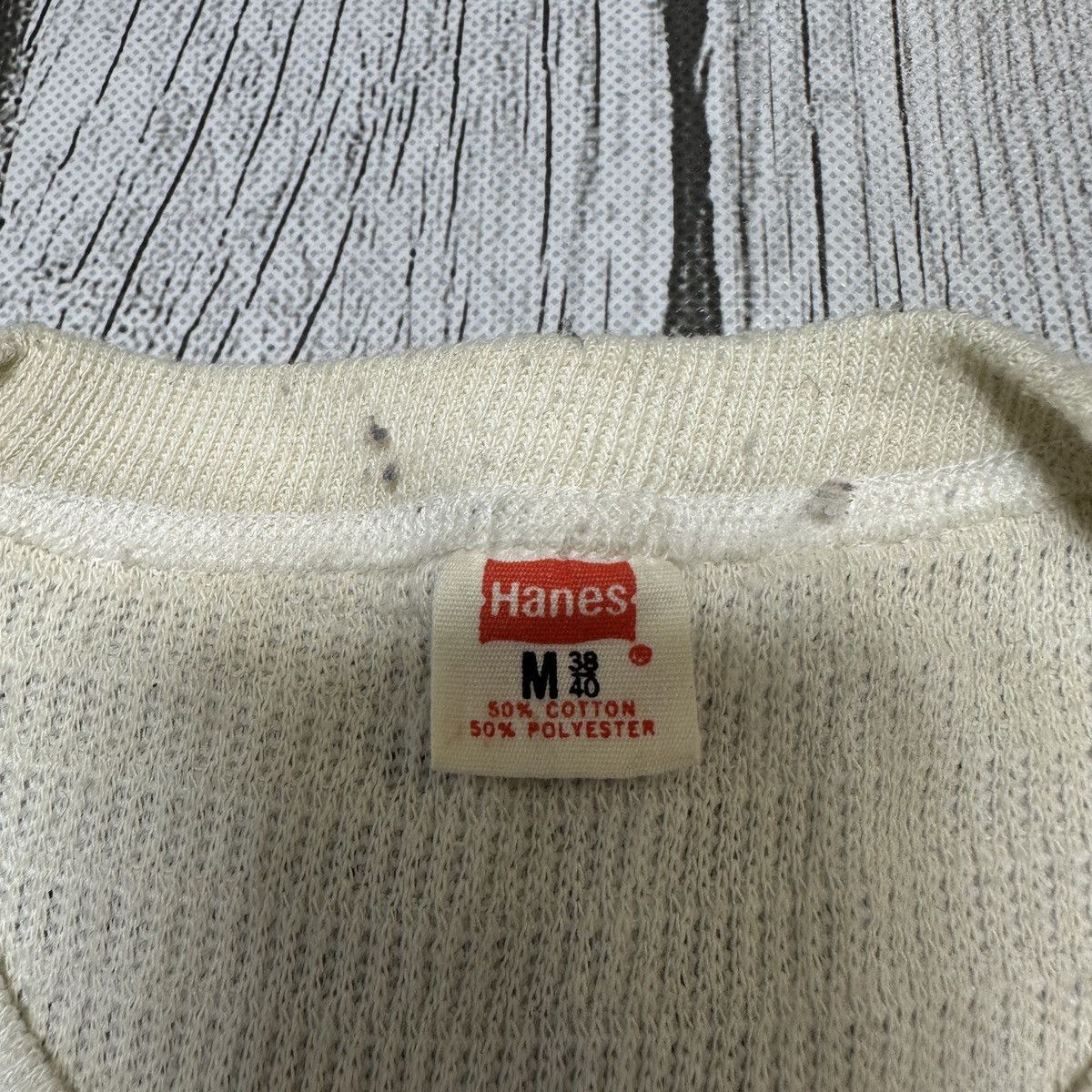 Hanes × Vintage Vintage Hanes thermal long sleeve shirt Size US M / EU 48-50 / 2 - 4 Thumbnail