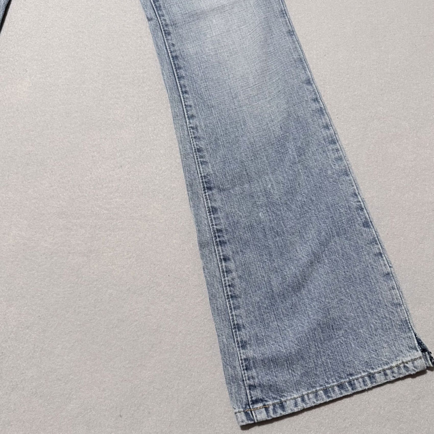 Buffalo David Bitton Buffalo Bootcut Jeans Women's Blue Denim Distressed Slit Ankle 26 Jeans Size 26" / US 2 / IT 38 - 4 Thumbnail