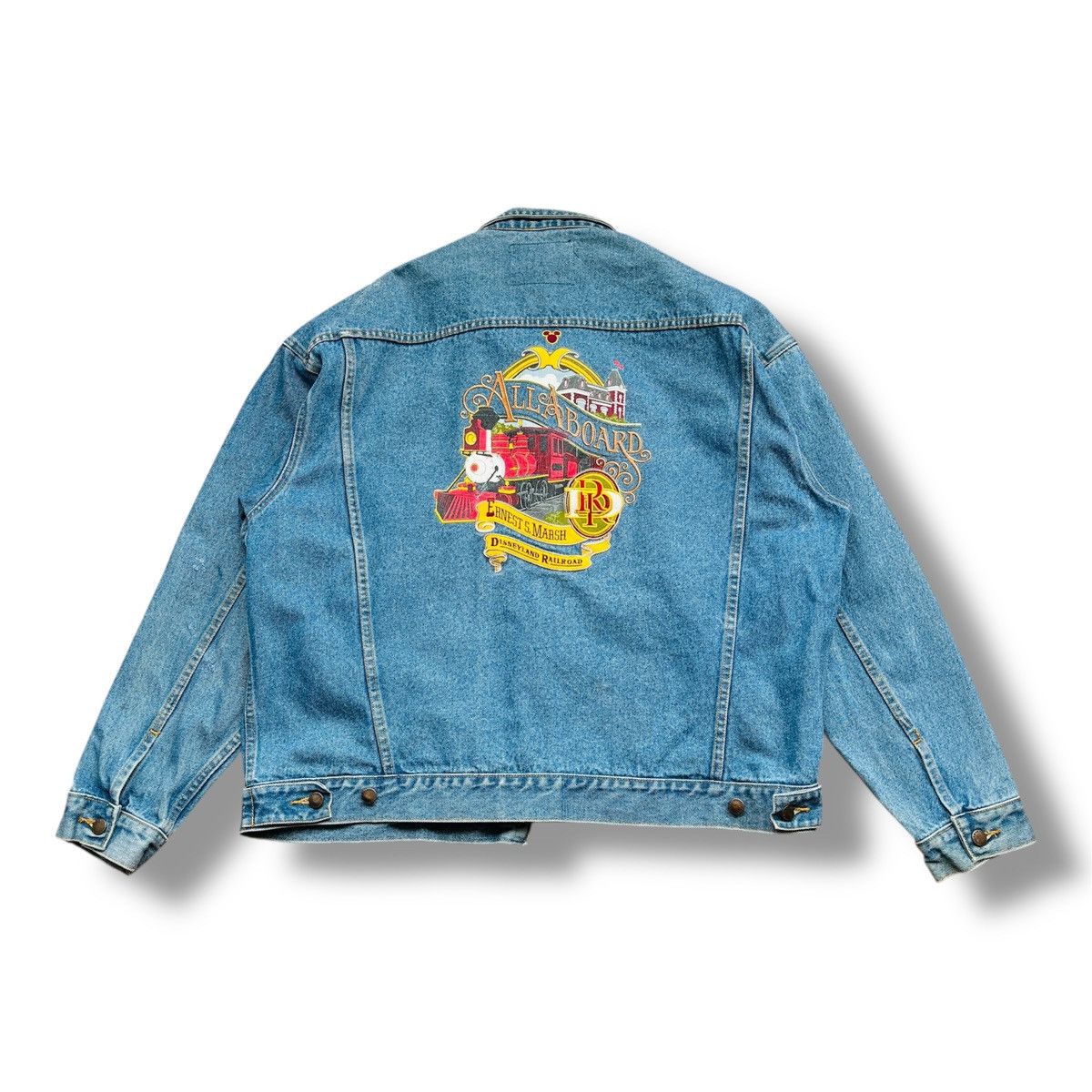 Other Vintage Disneyland Railroad Embroidered Denim Jacket XXL Size US XXL / EU 58 / 5 - 4 Thumbnail