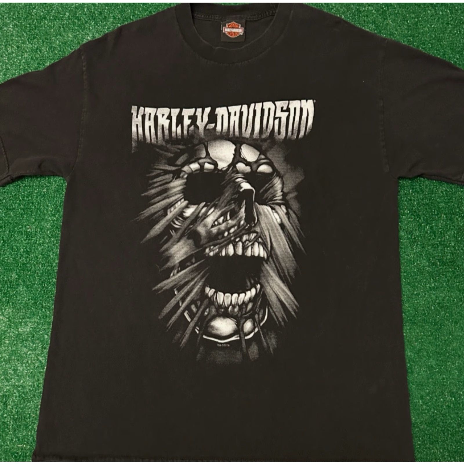 Harley Davidson Vintage Harley Davidson Shirt Mens Large Y2K Biker Logo Skull Florida VTG 2016 Size US L / EU 52-54 / 3 - 4 Thumbnail