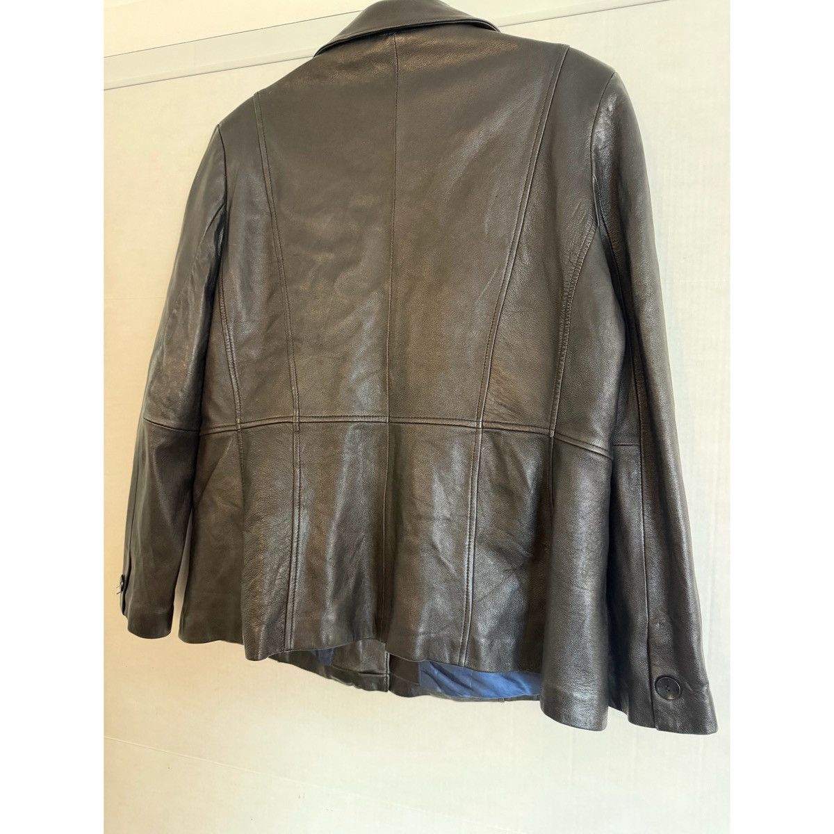 Wilsons Leather WILSONS PELLE STUDIO VINTAGE BLAZER LEATHER JACKET Size XL / US 12-14 / IT 48-50 - 5 Thumbnail