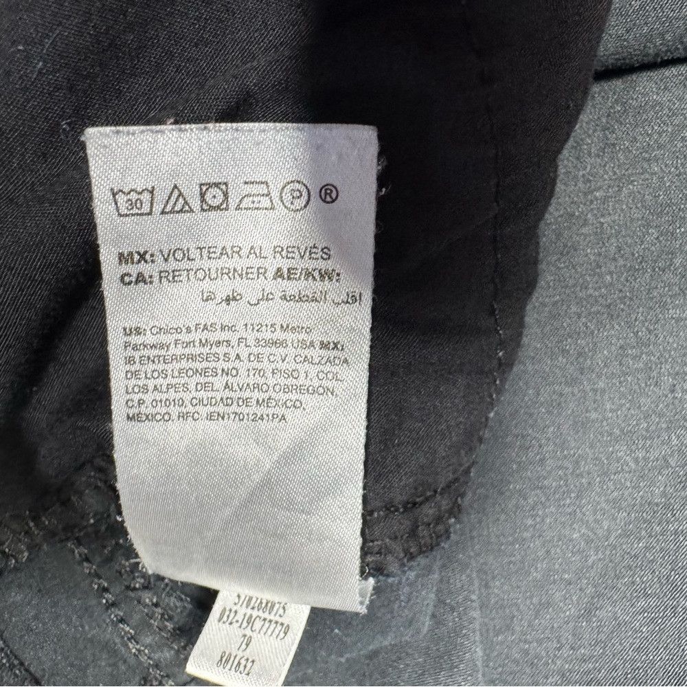 Chicos Chico's Black Secret Stretch Jegging Pants Size 2.5 US 14 Size 36" / US 14 / IT 50 - 5 Thumbnail