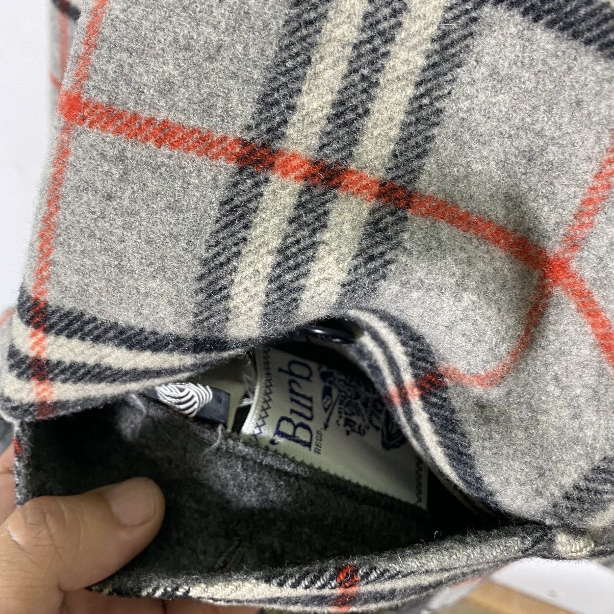 Burberry Prorsum Vintage Burberrys Reversible Wool Button Jacket Size M / US 6-8 / IT 42-44 - 13 Thumbnail