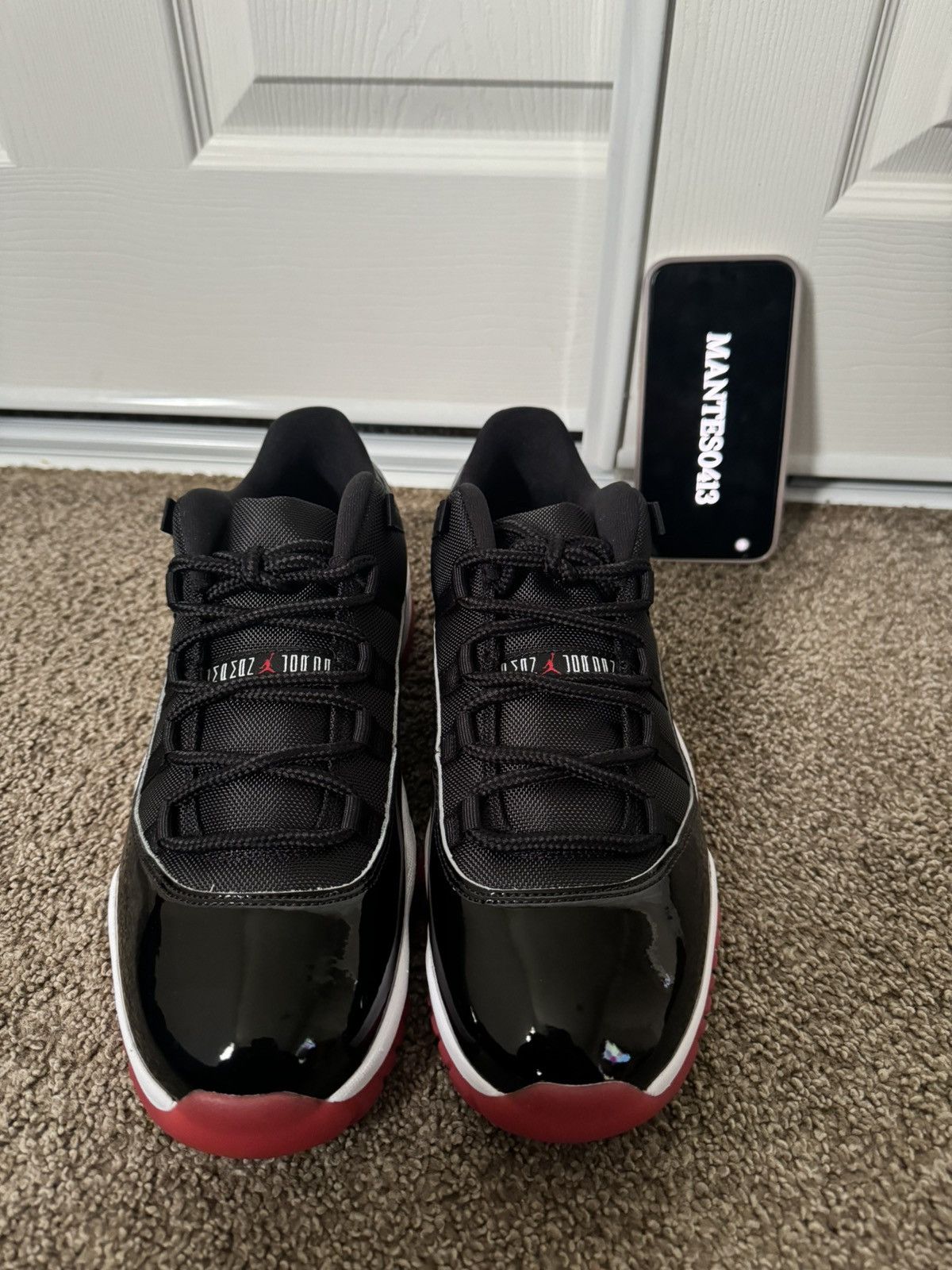 Jordan Brand × Nike Jordan 11 Bred Low Size US 11 / EU 44 - 9 Thumbnail