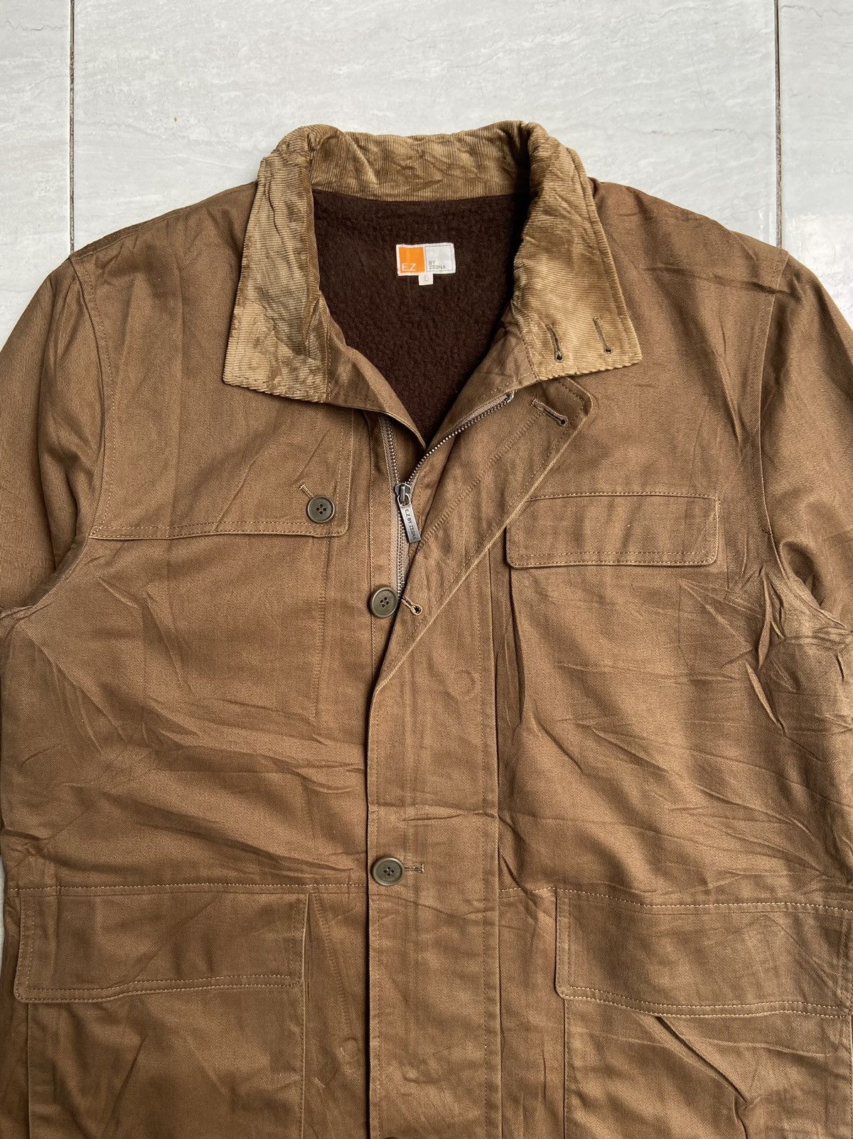 Ermenegildo Zegna × Z Zegna EZ By ZEGNA Brown Jacket Size US L / EU 52-54 / 3 - 5 Thumbnail