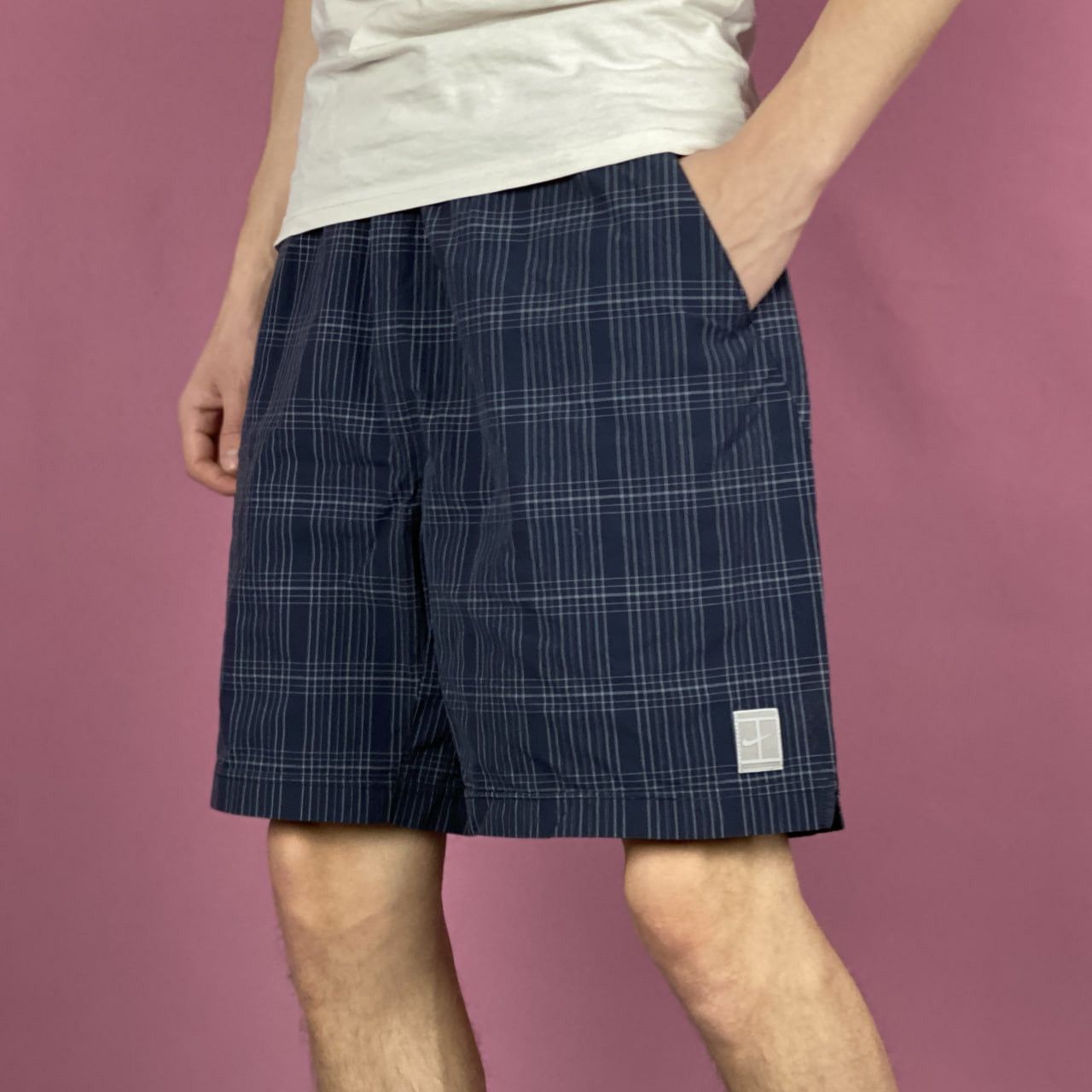 Nike × Vintage y2k Nike Vintage Men's Plaid Sport Shorts - Size XL Size US 40 / EU 56 - 1 Thumbnail