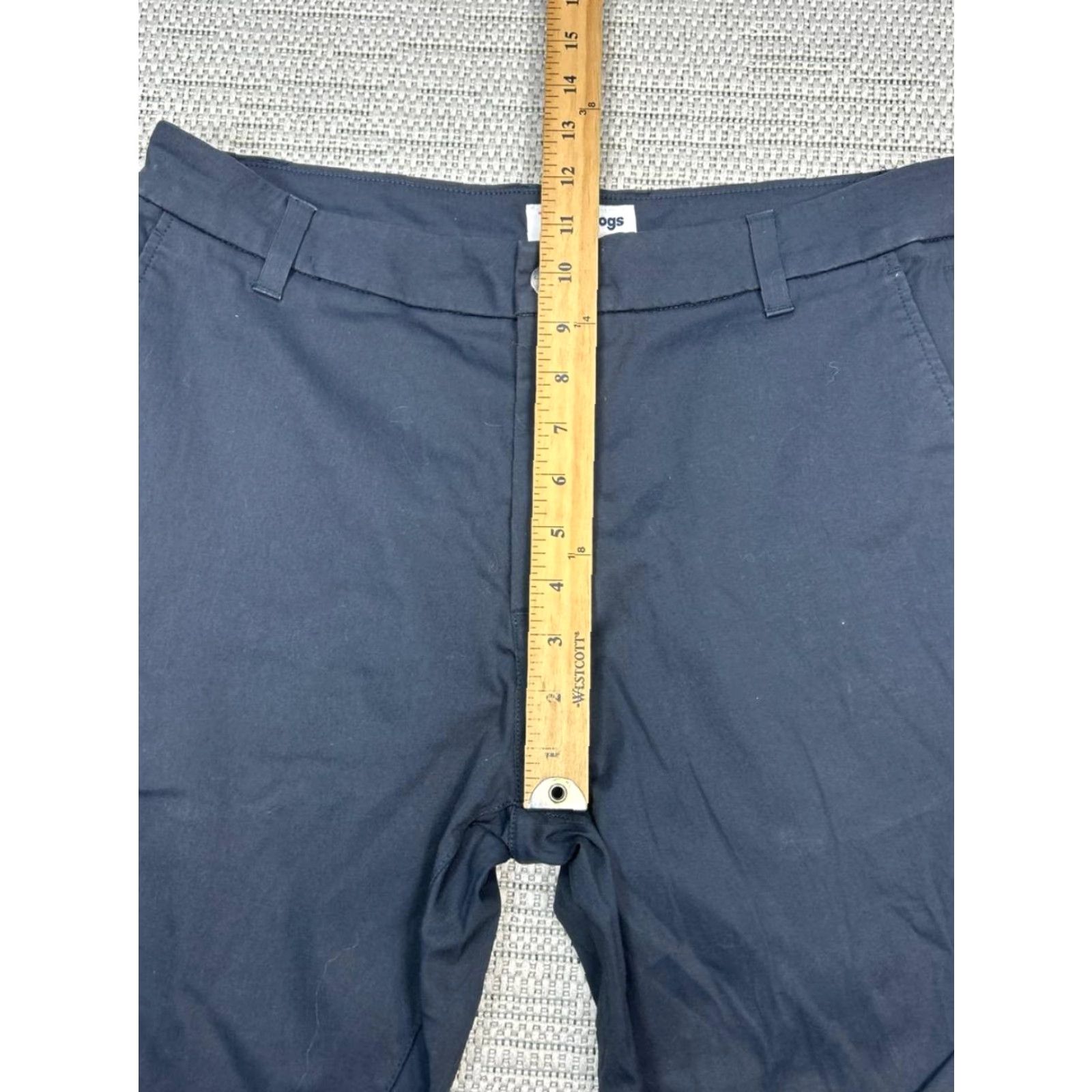 Vintage Birddogs Mens Pants Blue Cotton Nylon Spandex Mid Rise Straight Leg 34x28 Casual Travel Modern Chin o? Size US 34 / EU 50 - 5 Thumbnail