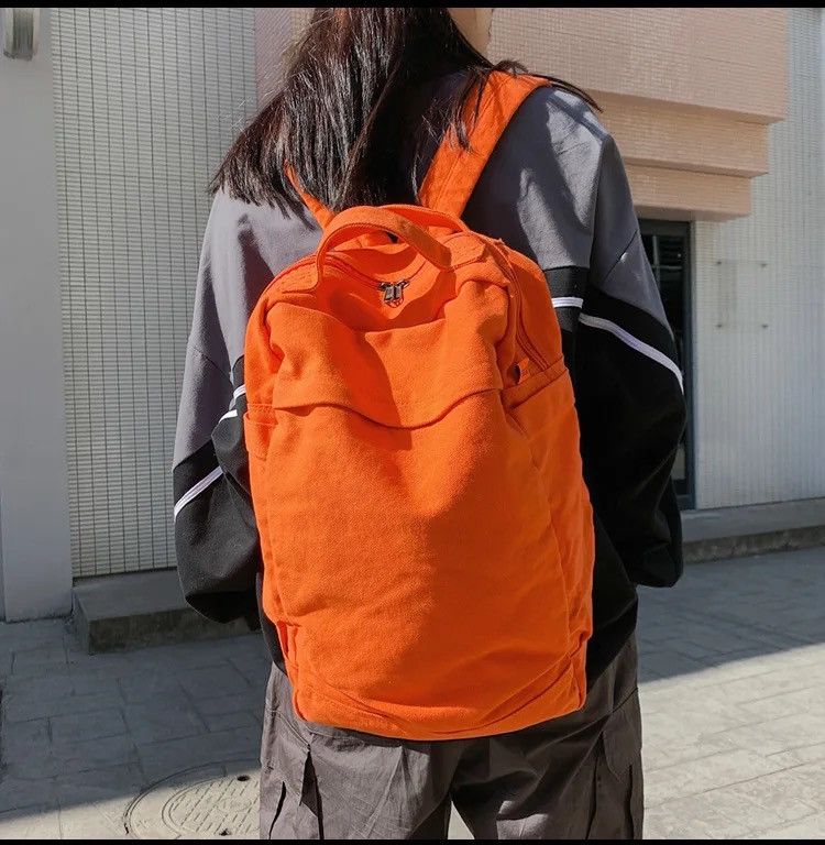 Japanese Brand High Streets Canvas Backpack Size ONE SIZE - 1 Thumbnail