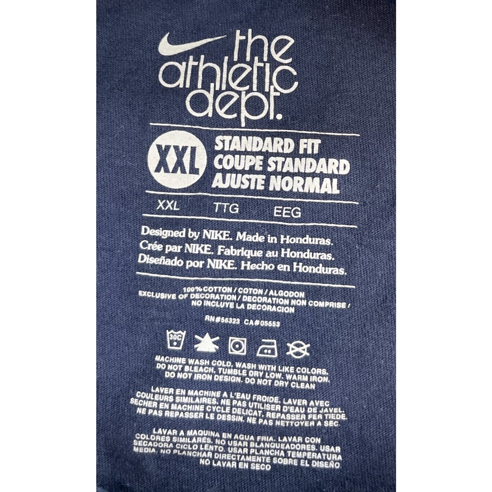 Nike VINTAGE Nike T-Shirt Men’s 2XL Since 72 Crew Neck Short Sleeve Blue 2000s Sports Graphic Mar/Converse? Size US XXL / EU 58 / 5 - 4 Thumbnail