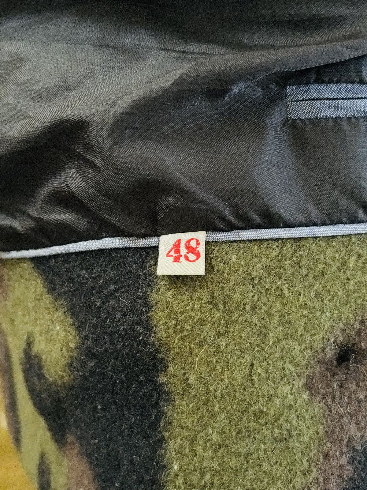 Other Roy Roger's Camo Wool Blend Peacoat - Made in Italy Size US M / EU 48-50 / 2 - 4 Thumbnail