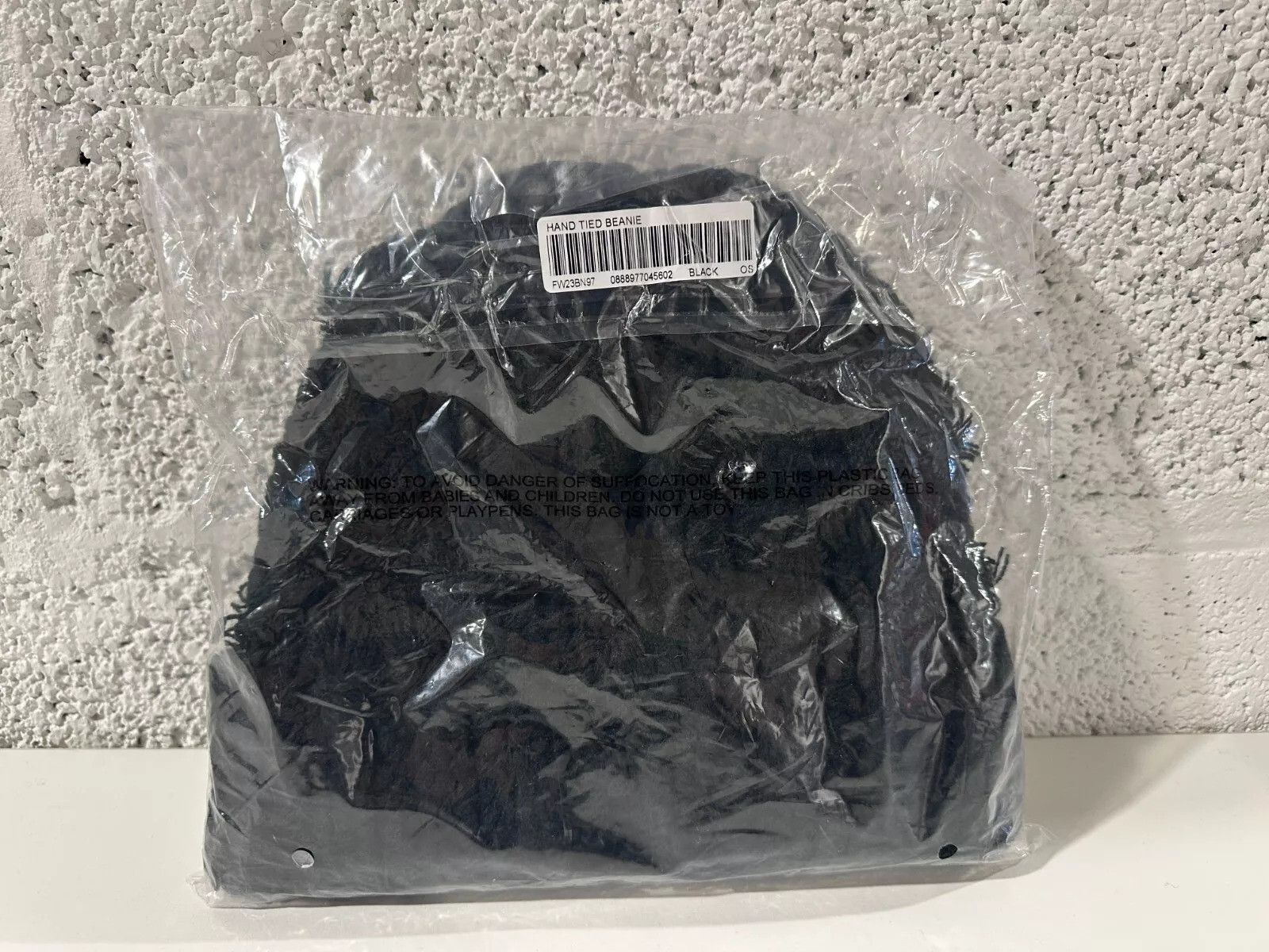 Supreme NEW SEALED Supreme Hand Tied Beanie FW23 Black Authentic Size ONE SIZE - 2 Thumbnail
