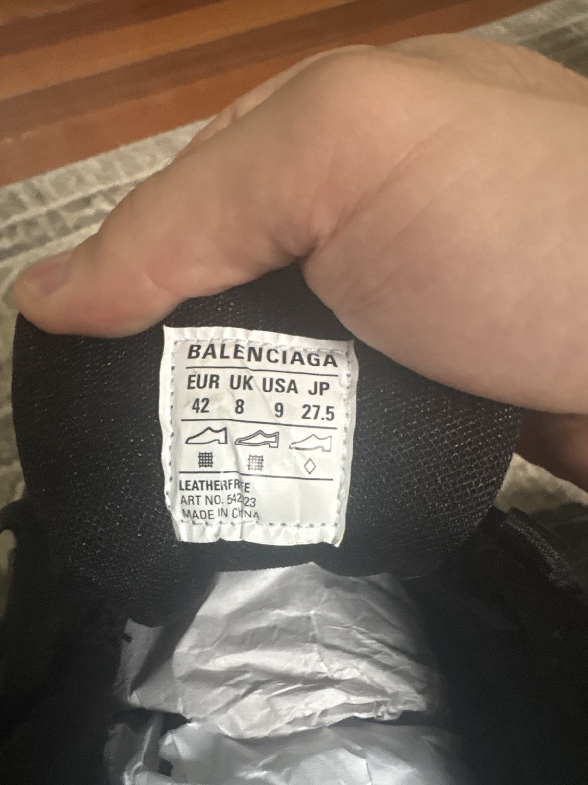Balenciaga Track Destroyed Canvas Size US 9 / EU 42 - 9 Thumbnail