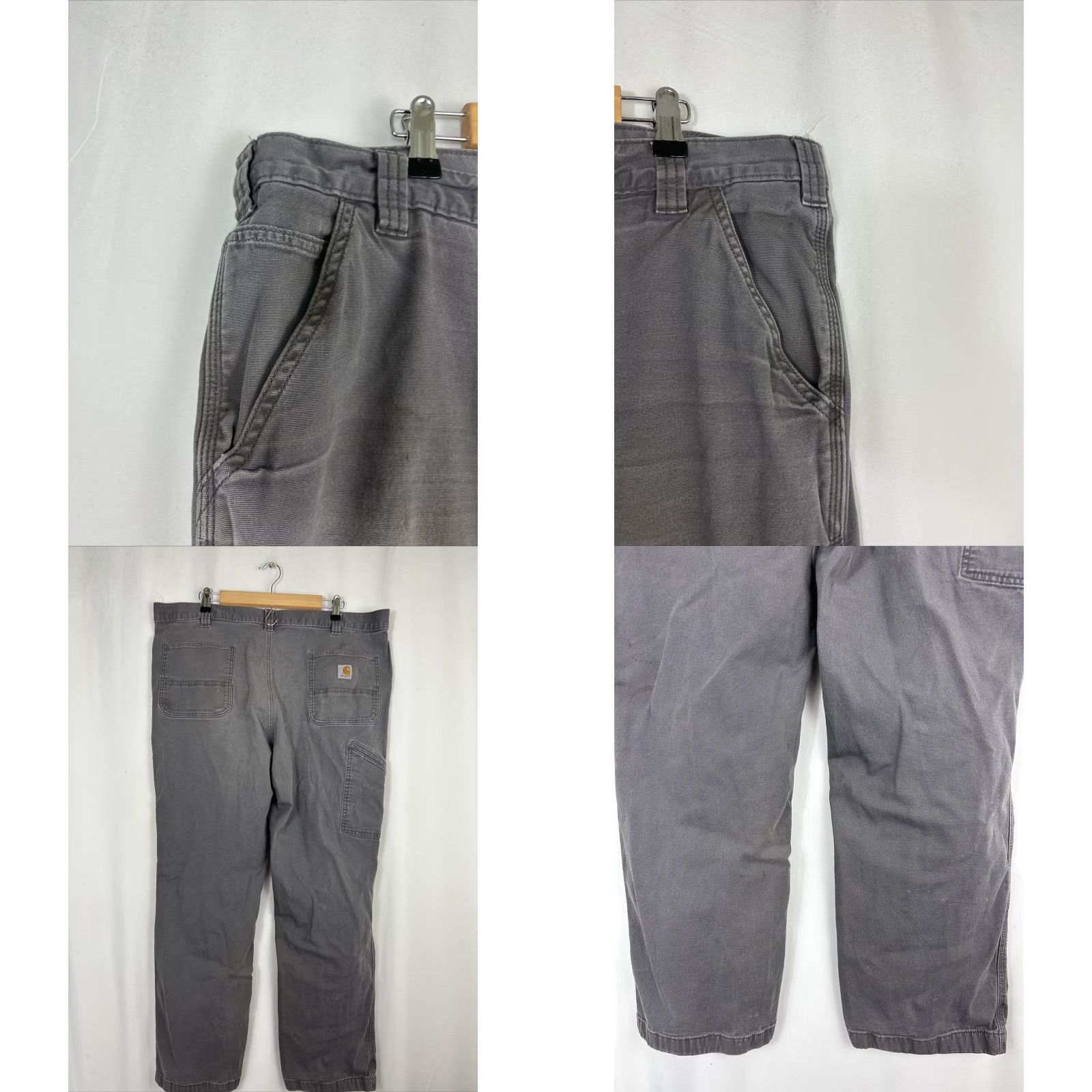 Carhartt Carhartt Relaxed Fit Pants 42x31 Gray Carpenter Work Stains Men Mens Regular Size US 42 / EU 58 - 9 Thumbnail