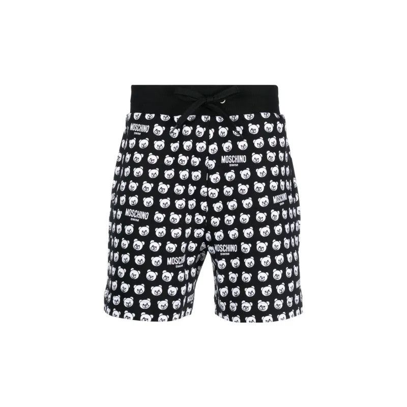 Moschino o1y0225 Logo Short in Black/White Size US 28 / EU 44 - 1 Thumbnail