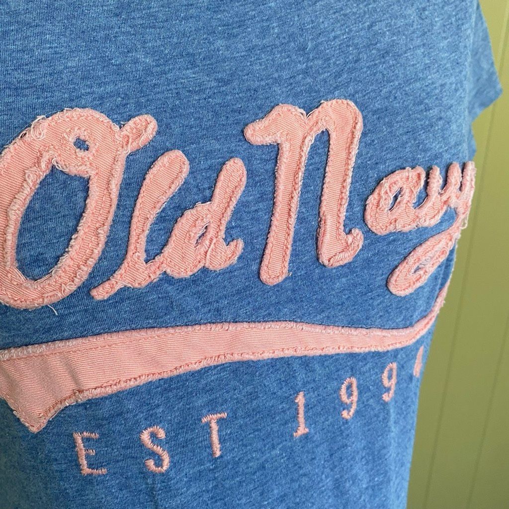 Old Navy Old Navy women M Crewneck w/raised textured logo short sleev Size M / US 6-8 / IT 42-44 - 3 Thumbnail
